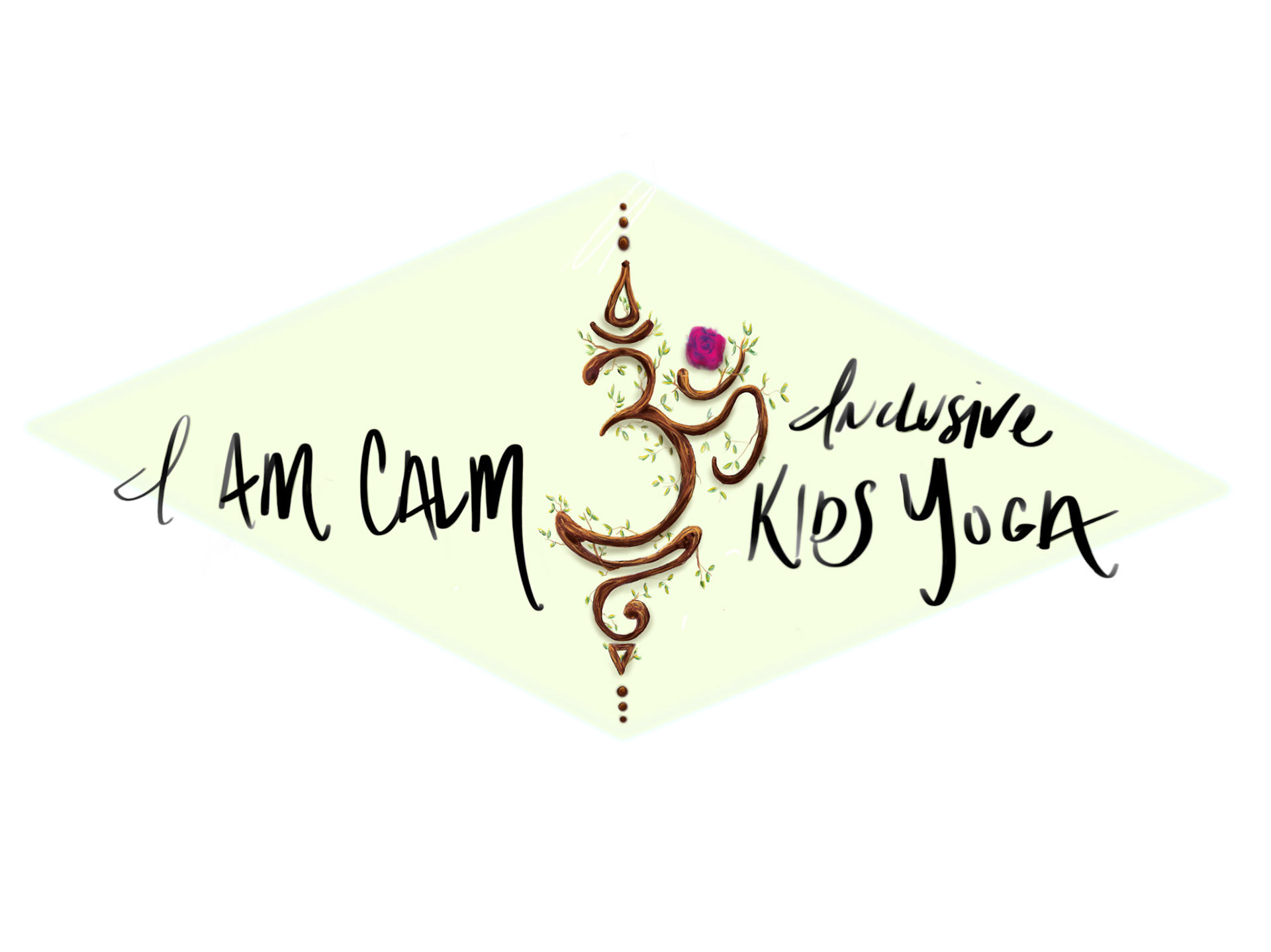I Am Calm Inclusive Kids Yoga Logo for Casey Buie