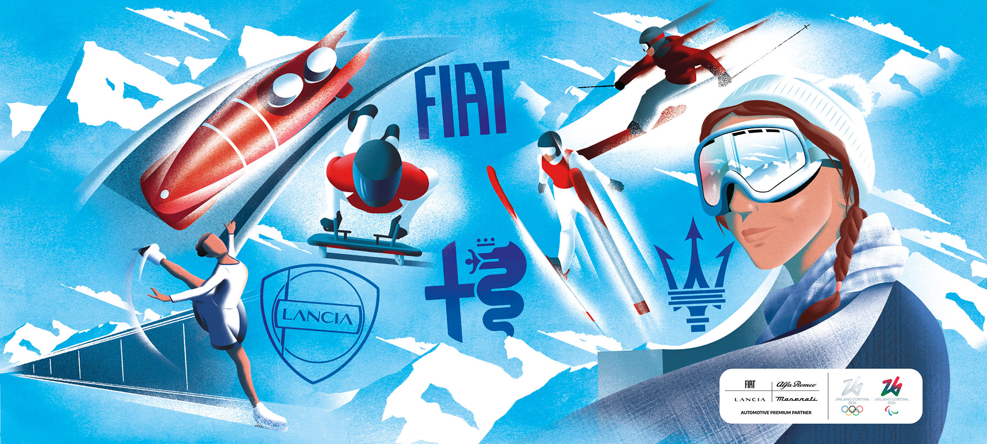 Stellantis x Milano Cortina 2026 - Billboard