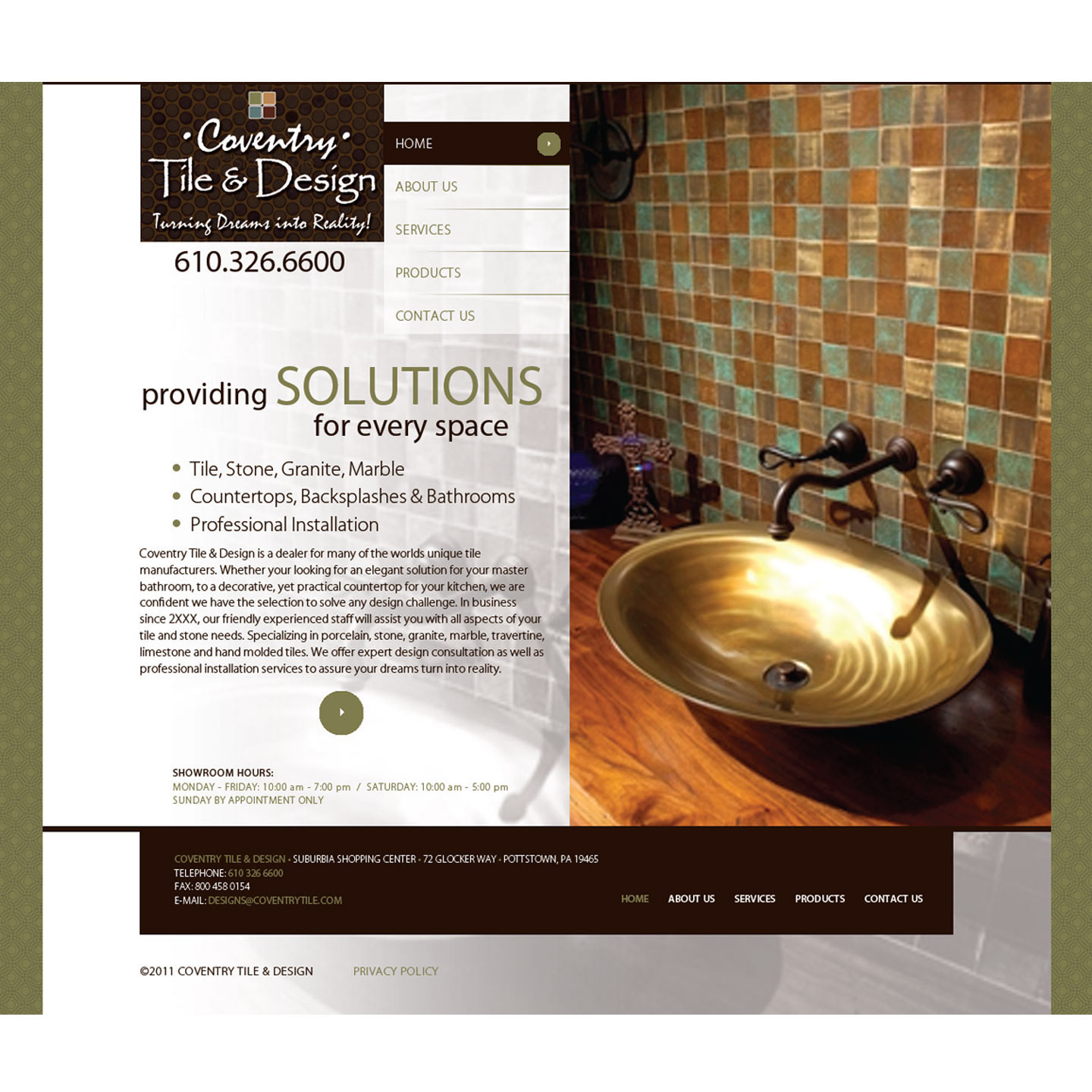 coventrytile.com website design