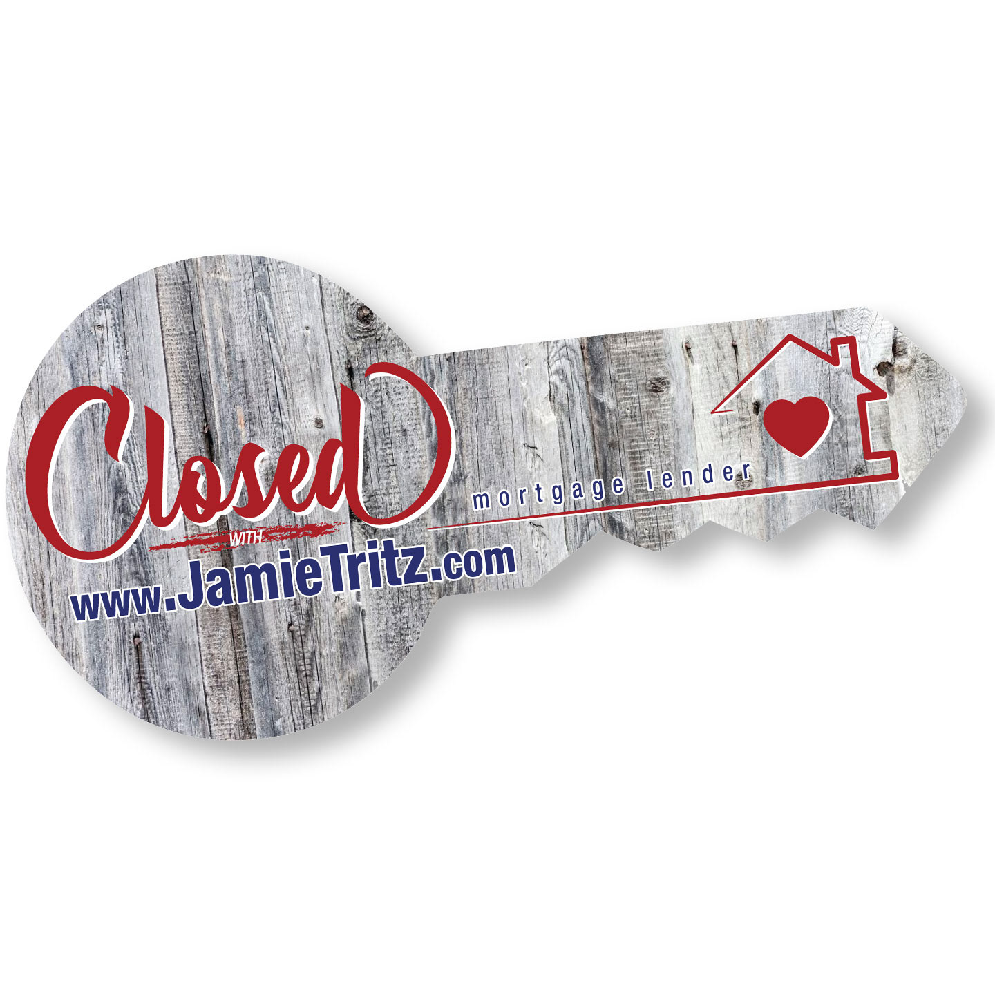 Jamie Tritz Mortgage Lender Custom Shaped Coroplast Sign