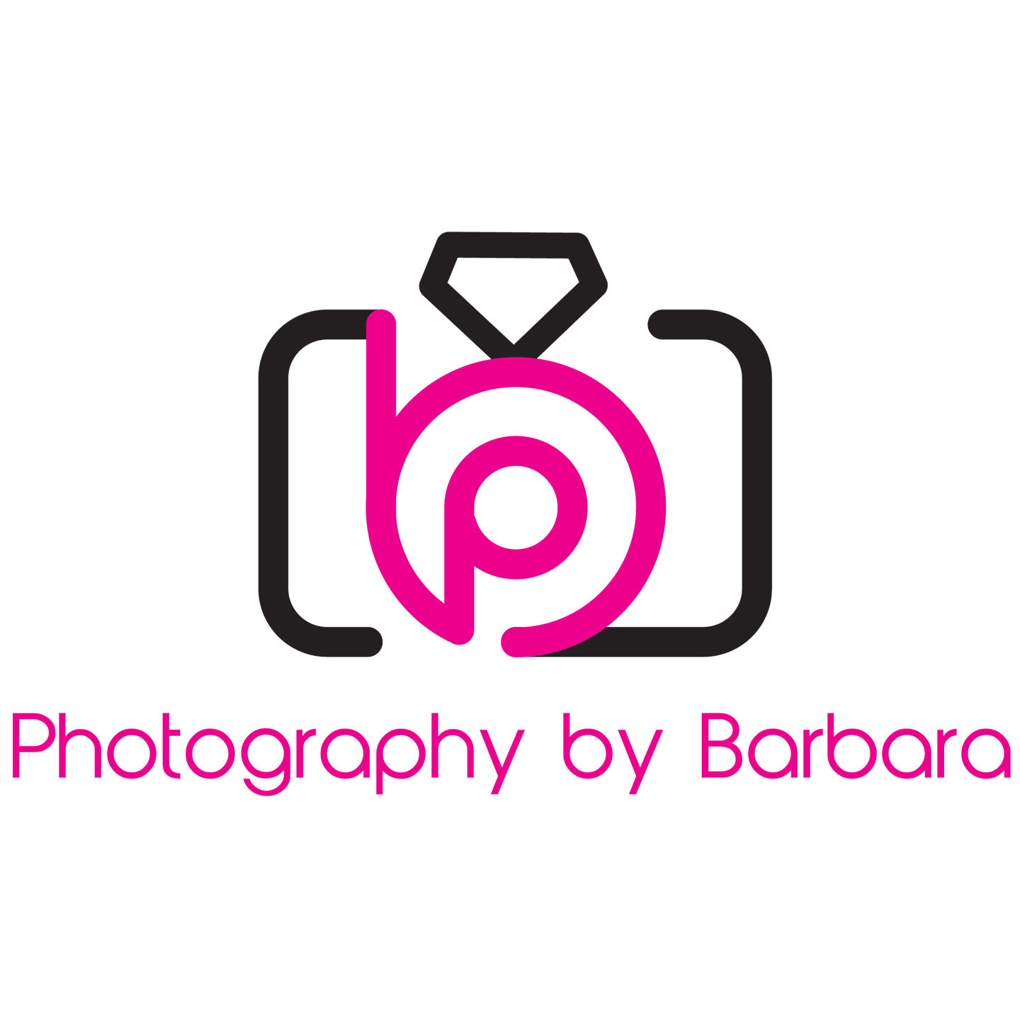 Photography By Barbara Logo Identity