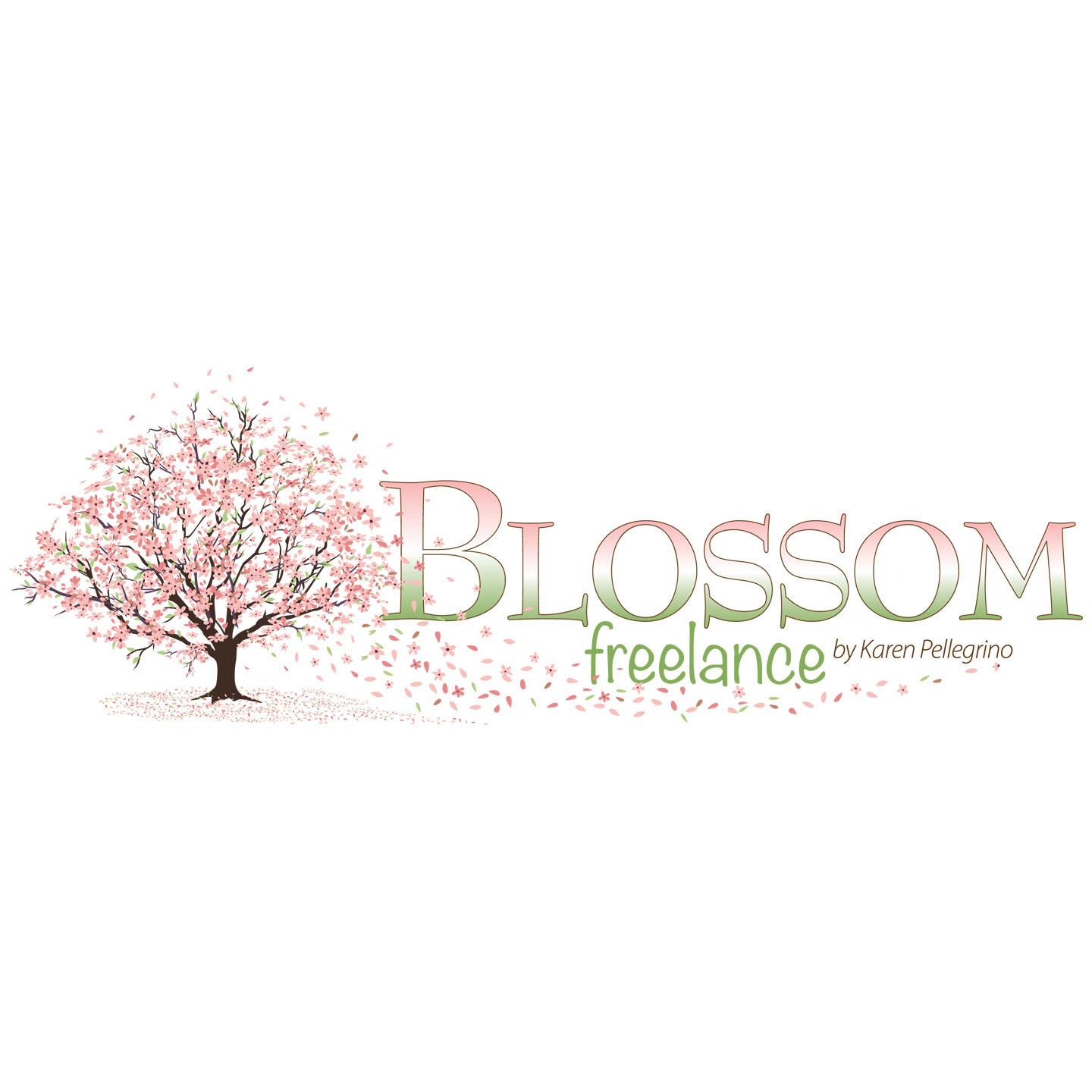 Blossom Freelance Logo Identity