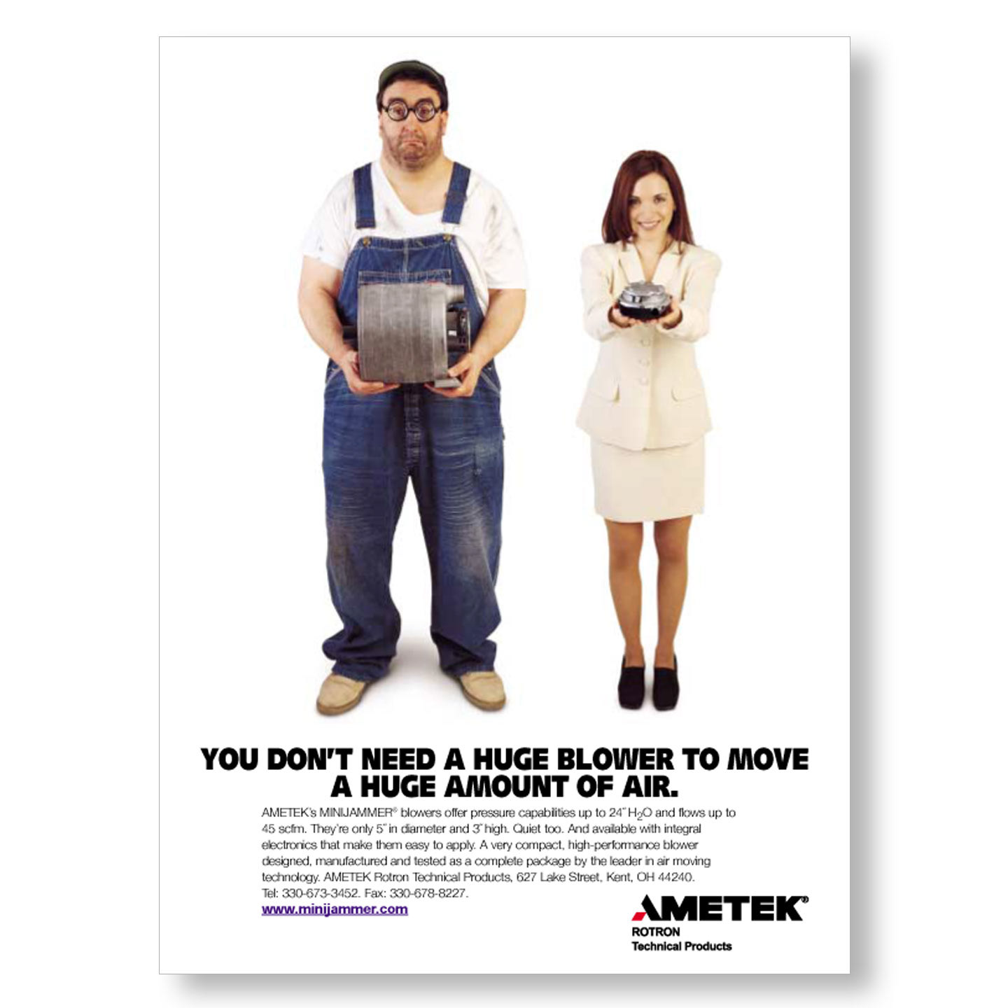 AMETEK 1pg Product Print Ad design