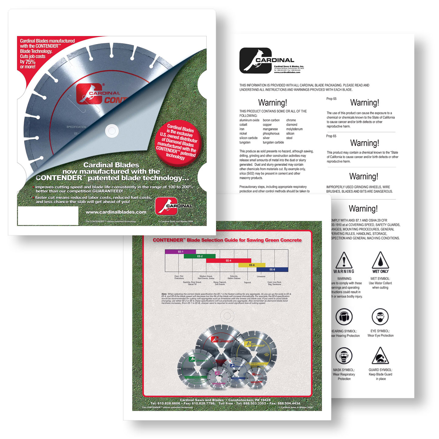 CARDINAL Saw Blade Package design