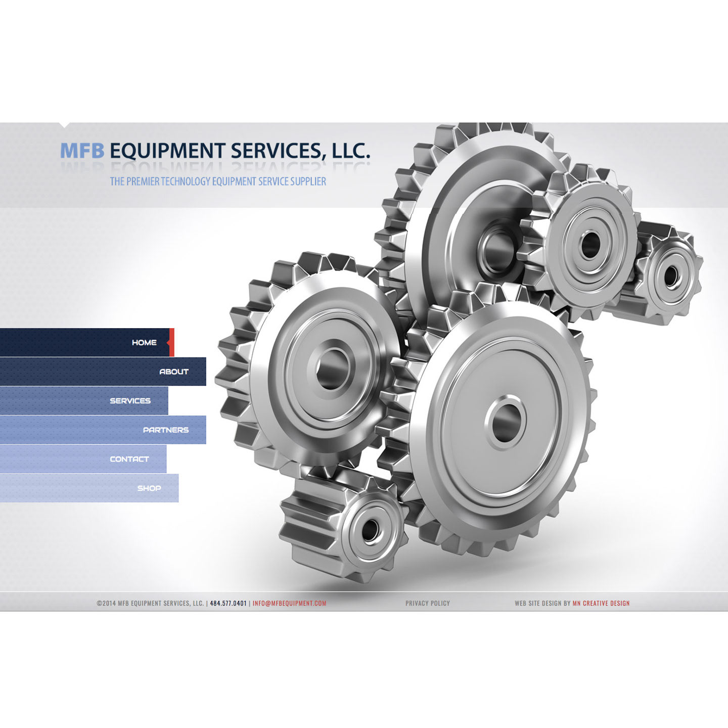 mfbequipment.com website design