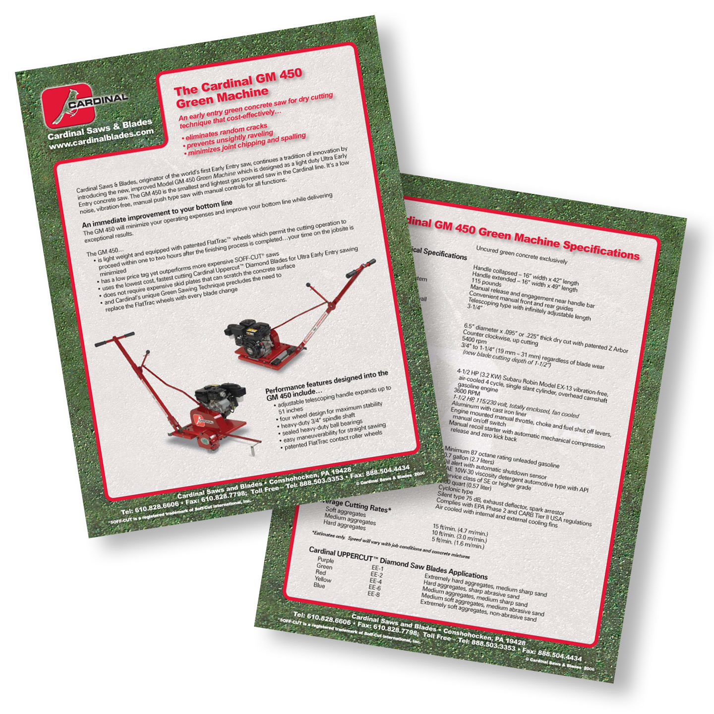 CARDINAL Product Data Sheet design