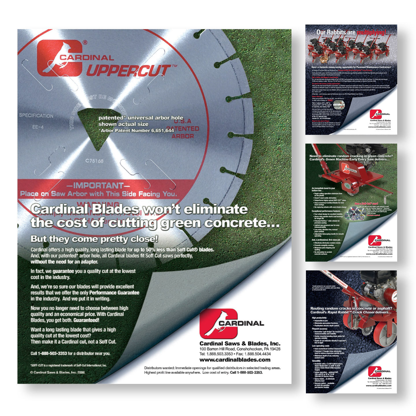 CARDINAL 1pg Products Print Ad Campaign design