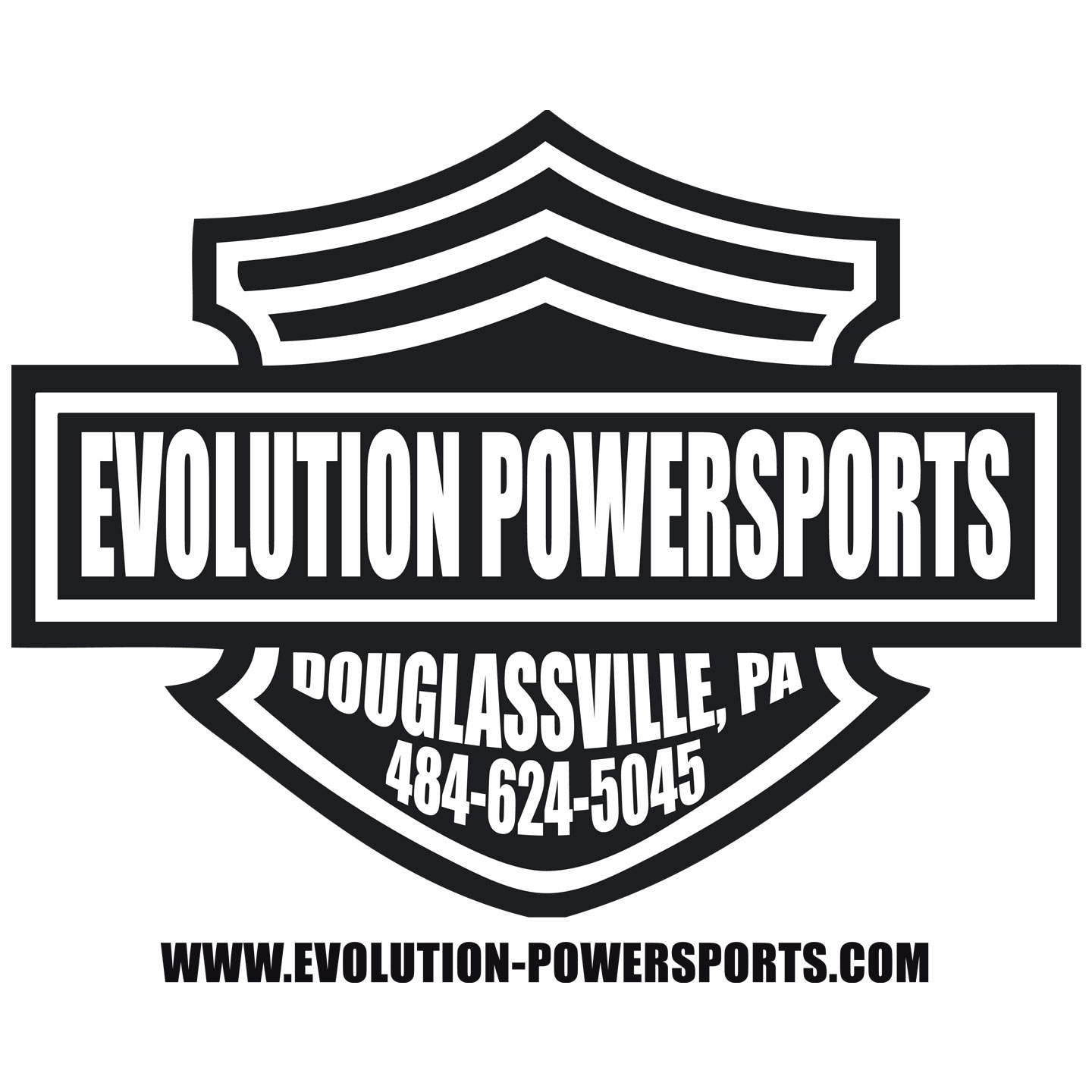 Evolution Powersports Logo Identity