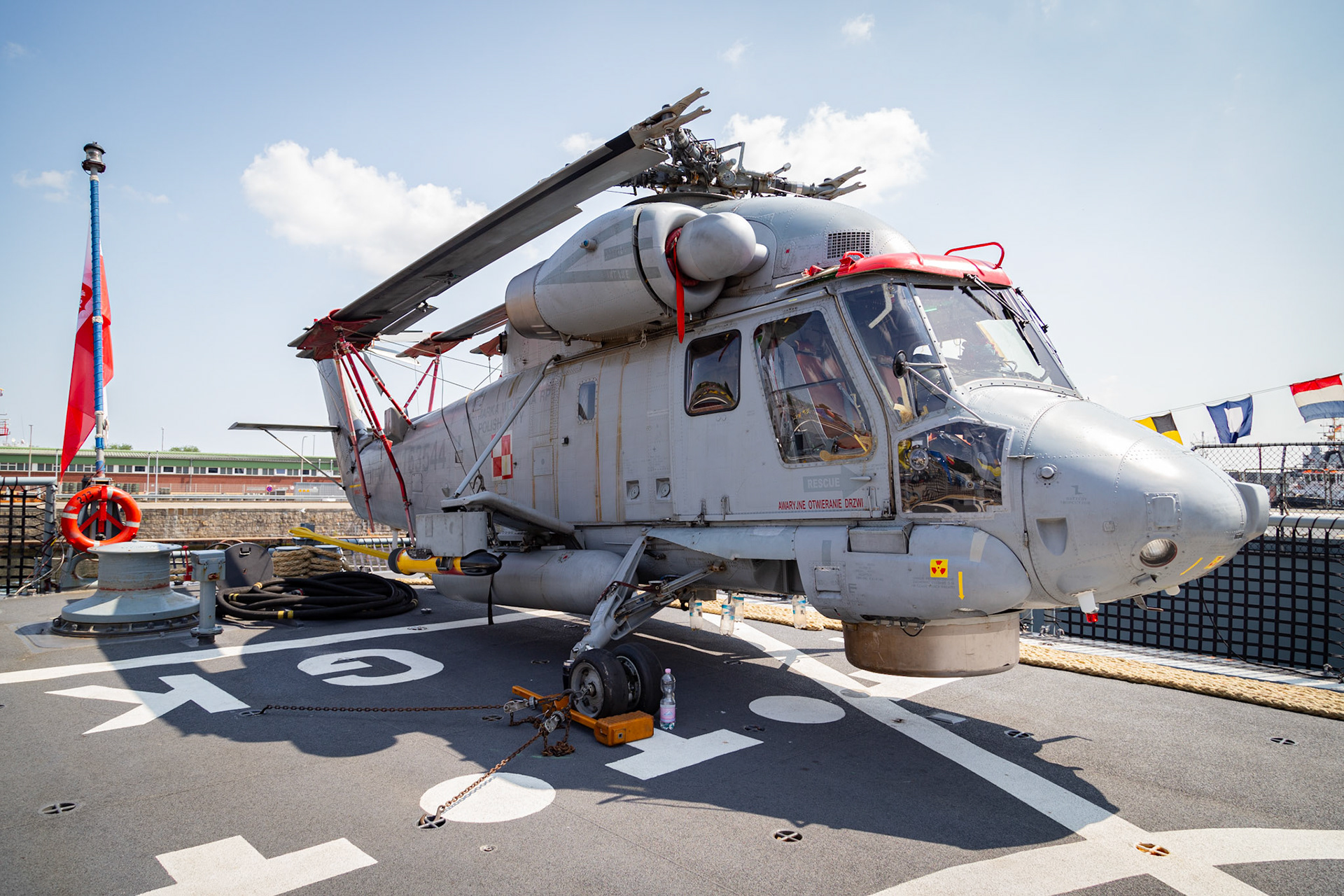 Polnischer Marinehubschrauber