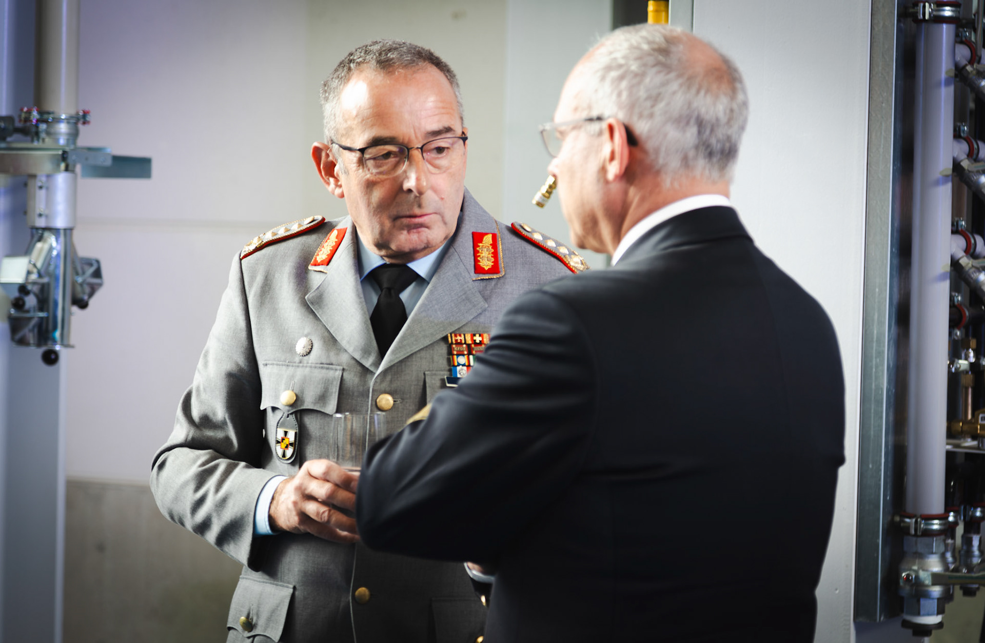 Generalinspekteur des Heeres, Carsten Breuer (links), und Inspekteur der Marine, Jan Christian Kaack