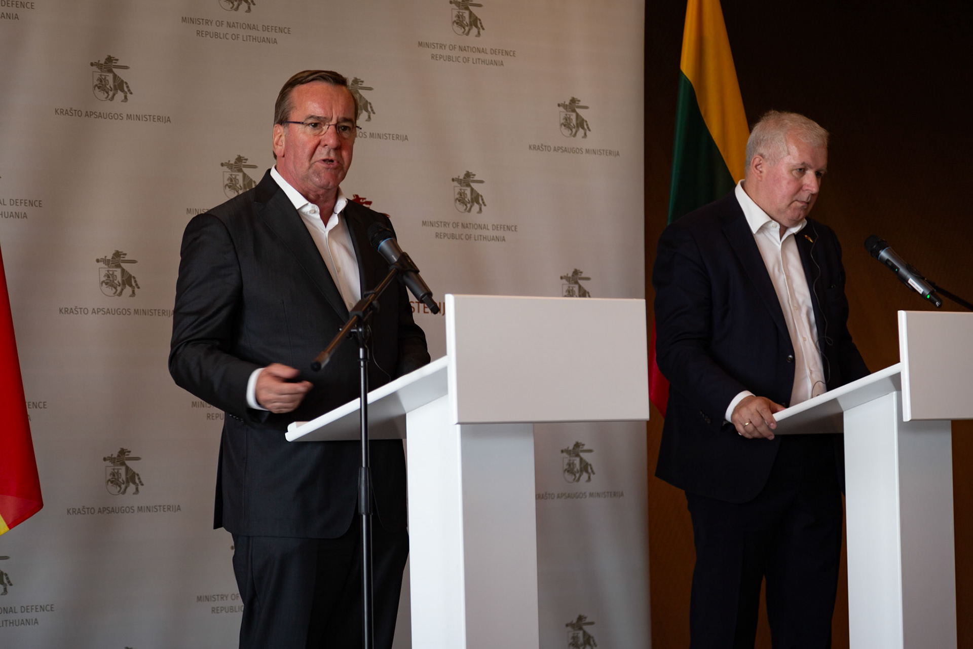 Boris Pistorius, Arvydas Anušauskas