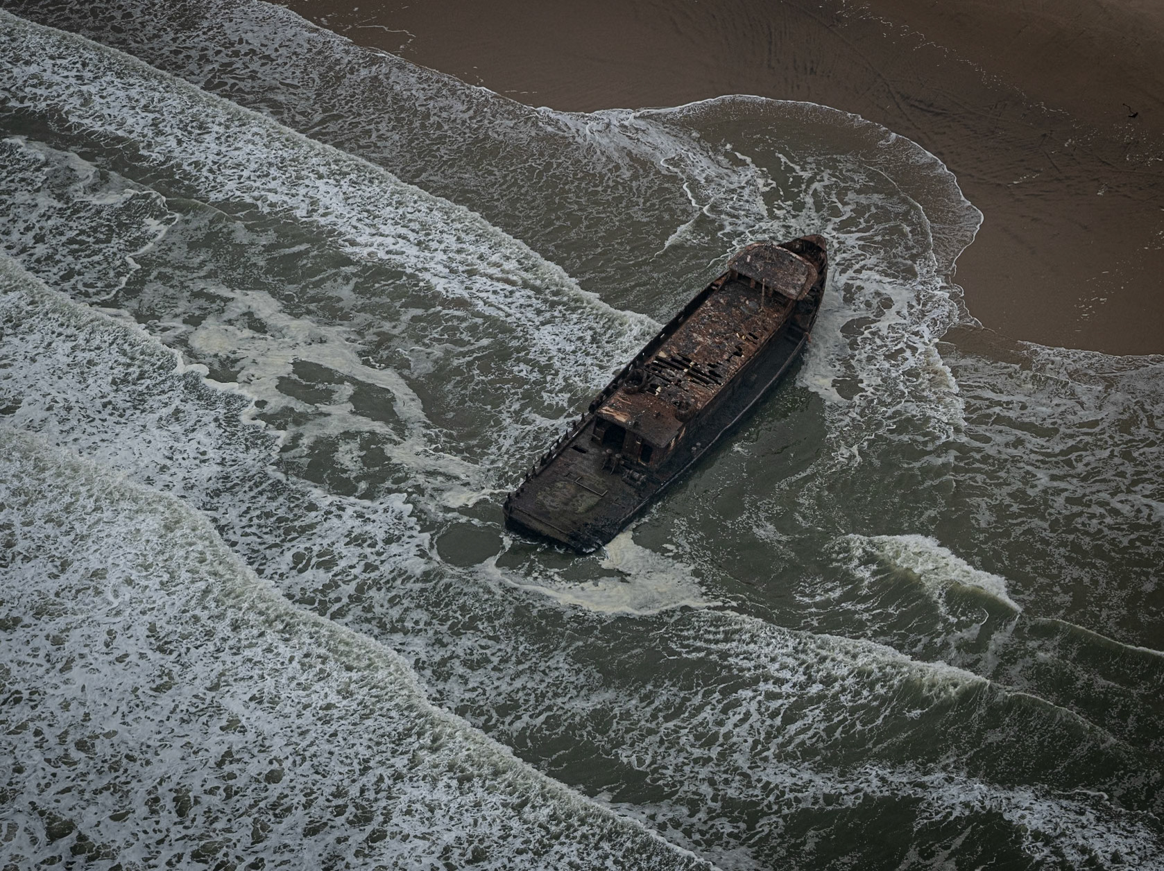 Wreck, Skeleton Coast, Namibia