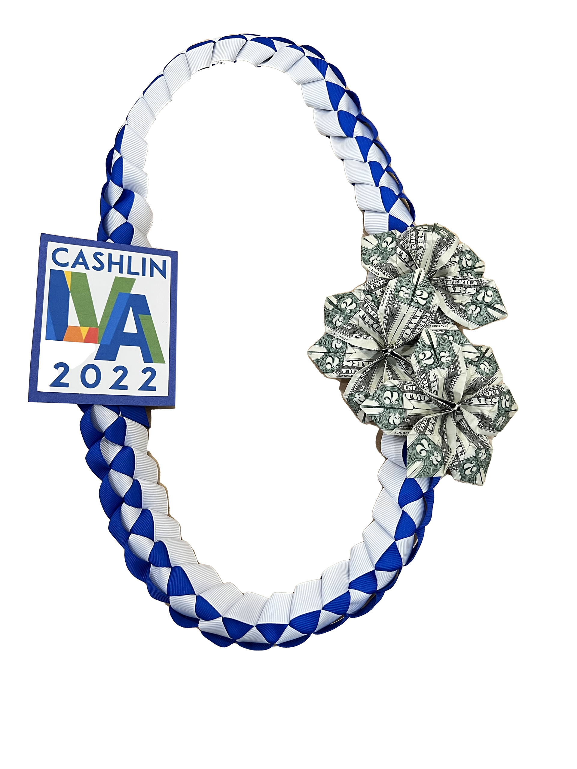 Royal Blue and White