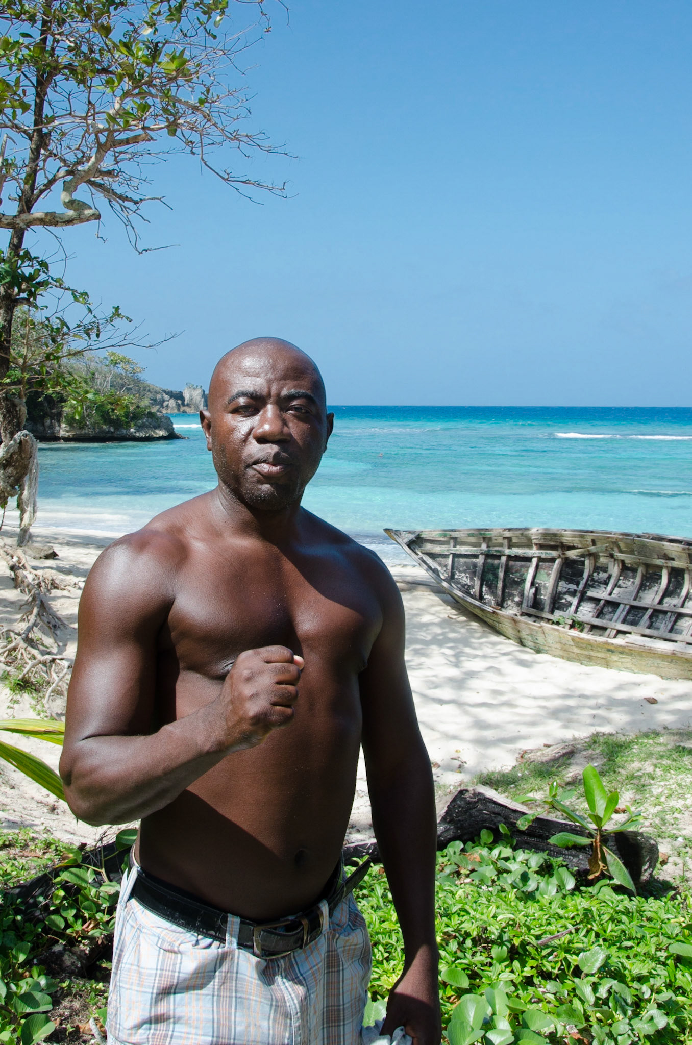 Kunta Kinte is one of the local who is fighting to keep Winnifred Beach a free and public beach.