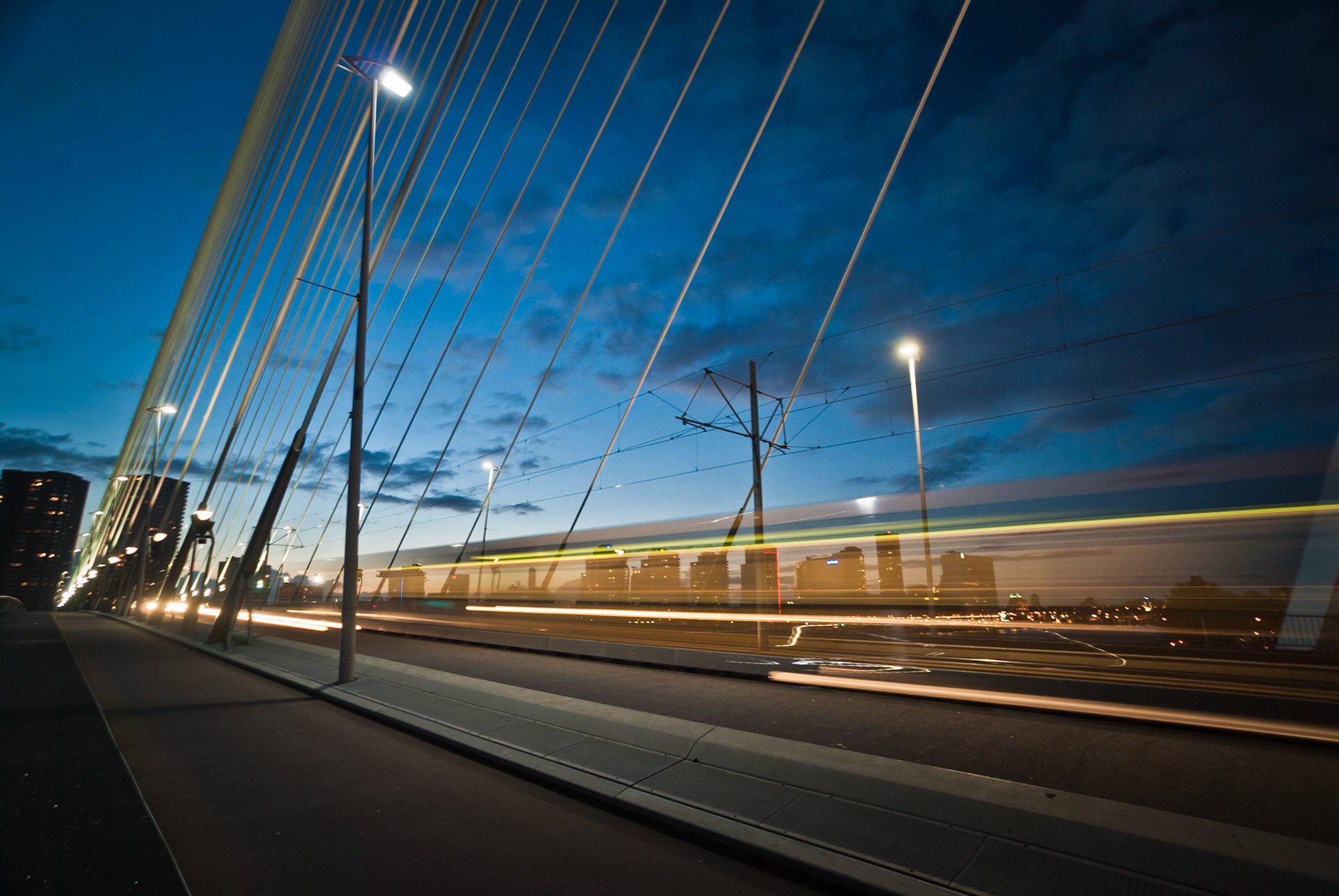 Erasmus Bridge, Rotterdam, Netherlands