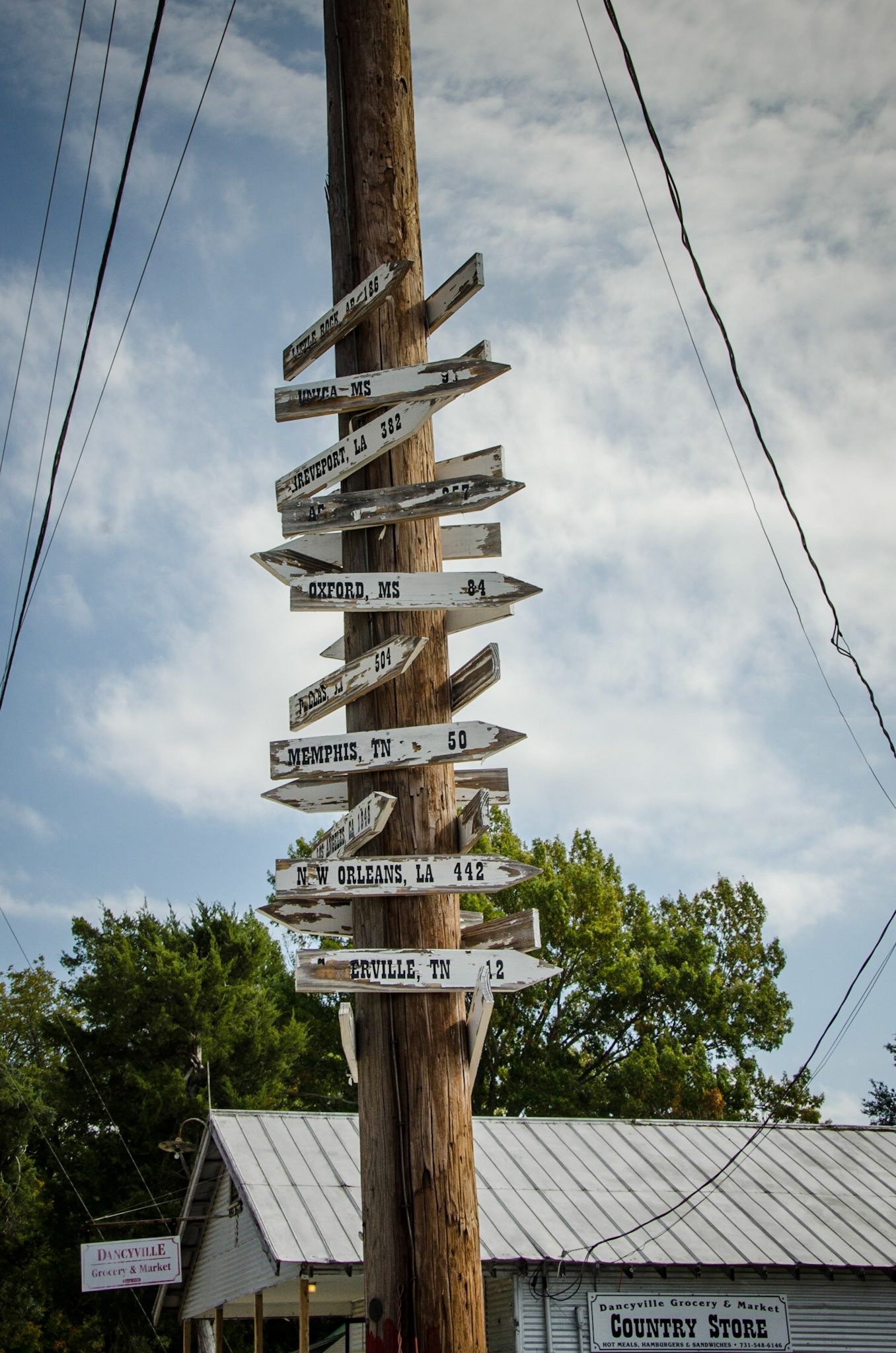 West Tennessee road signs.