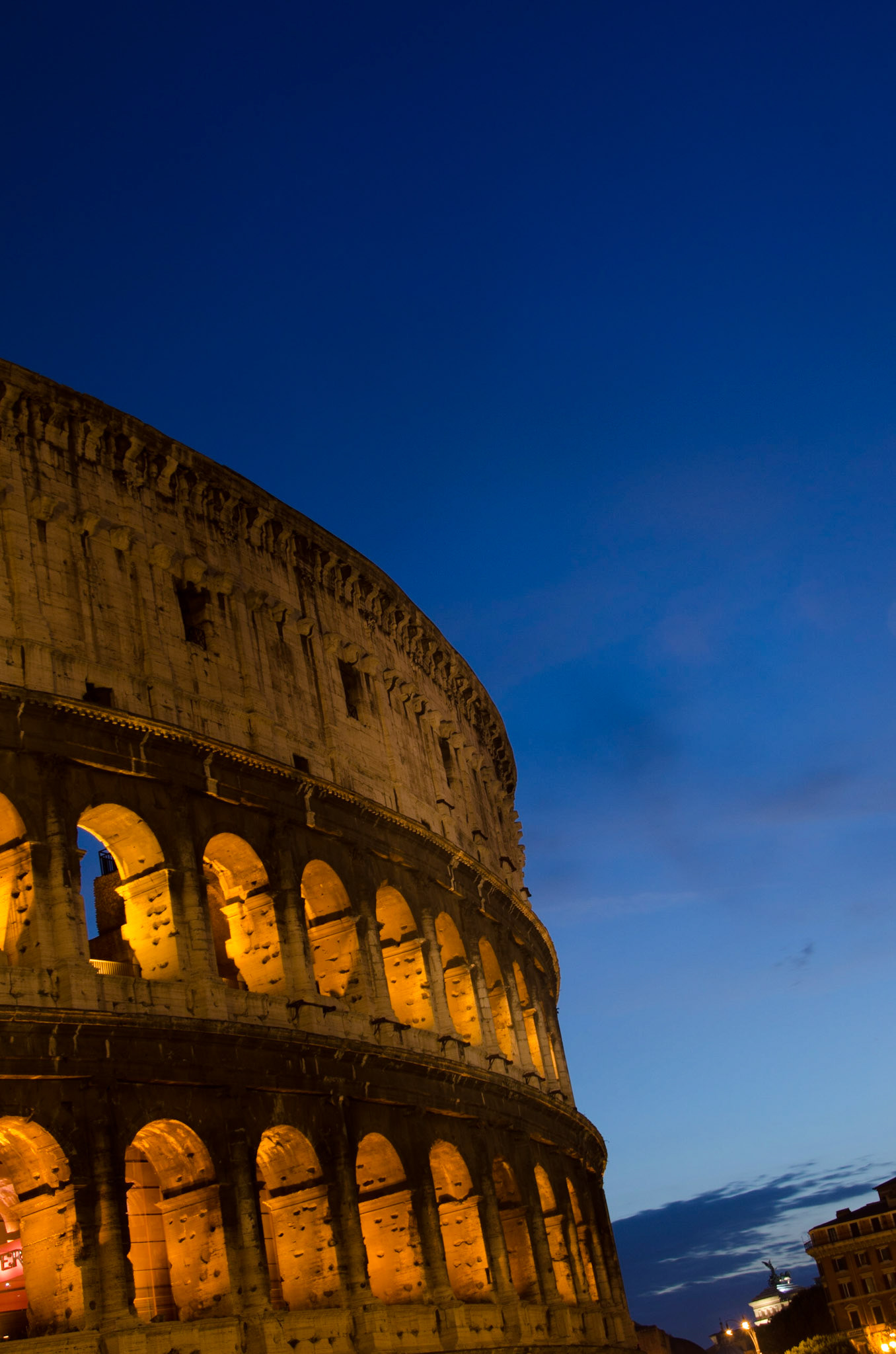 Colosseum at Night, Rome, Italy