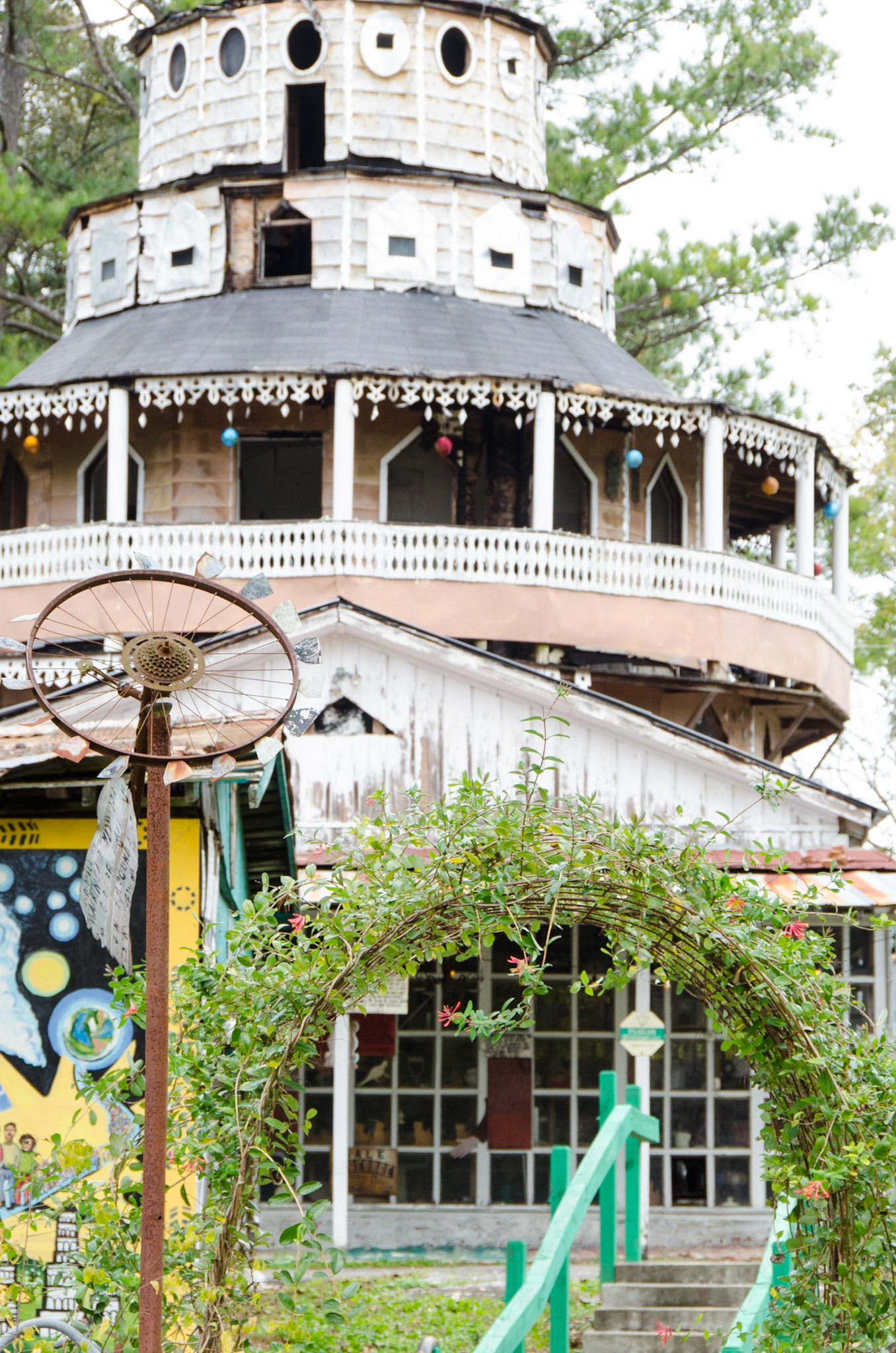 Howard Finster's Paradise Garden is located in Summerville, Georgia