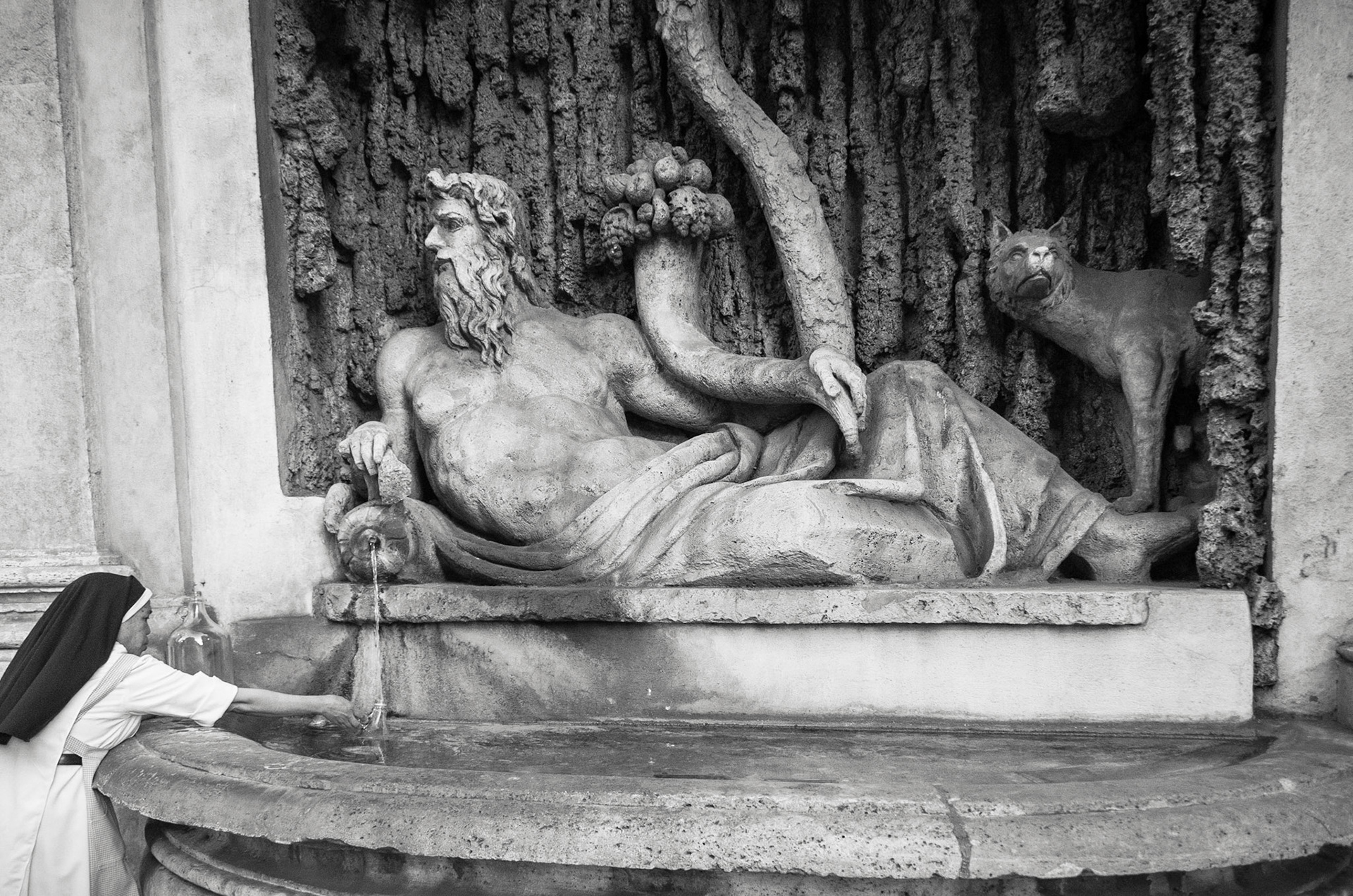 Fountain in Rome, Italy