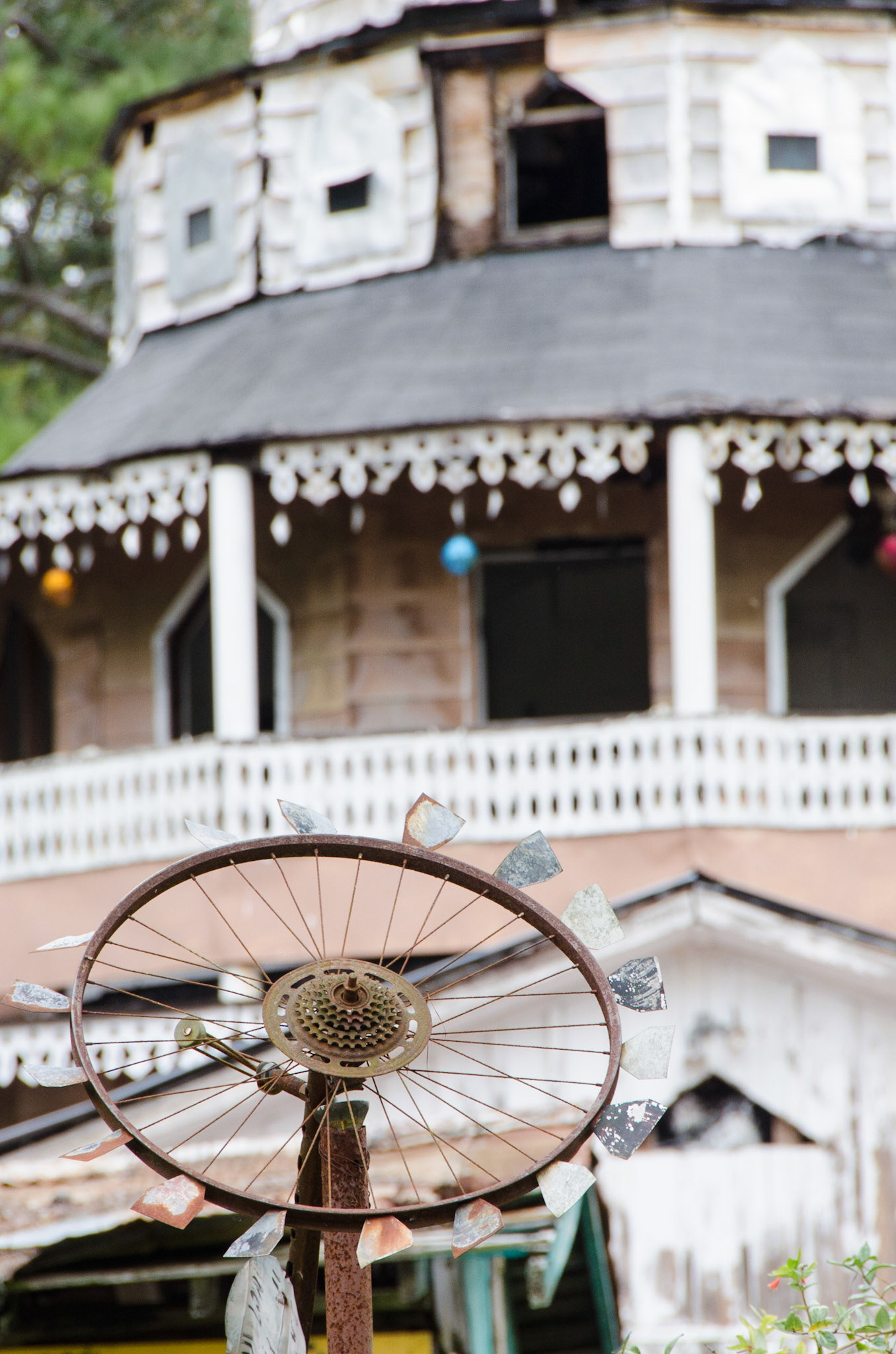 Howard Finster's Paradise Garden is located in Summerville, Georgia