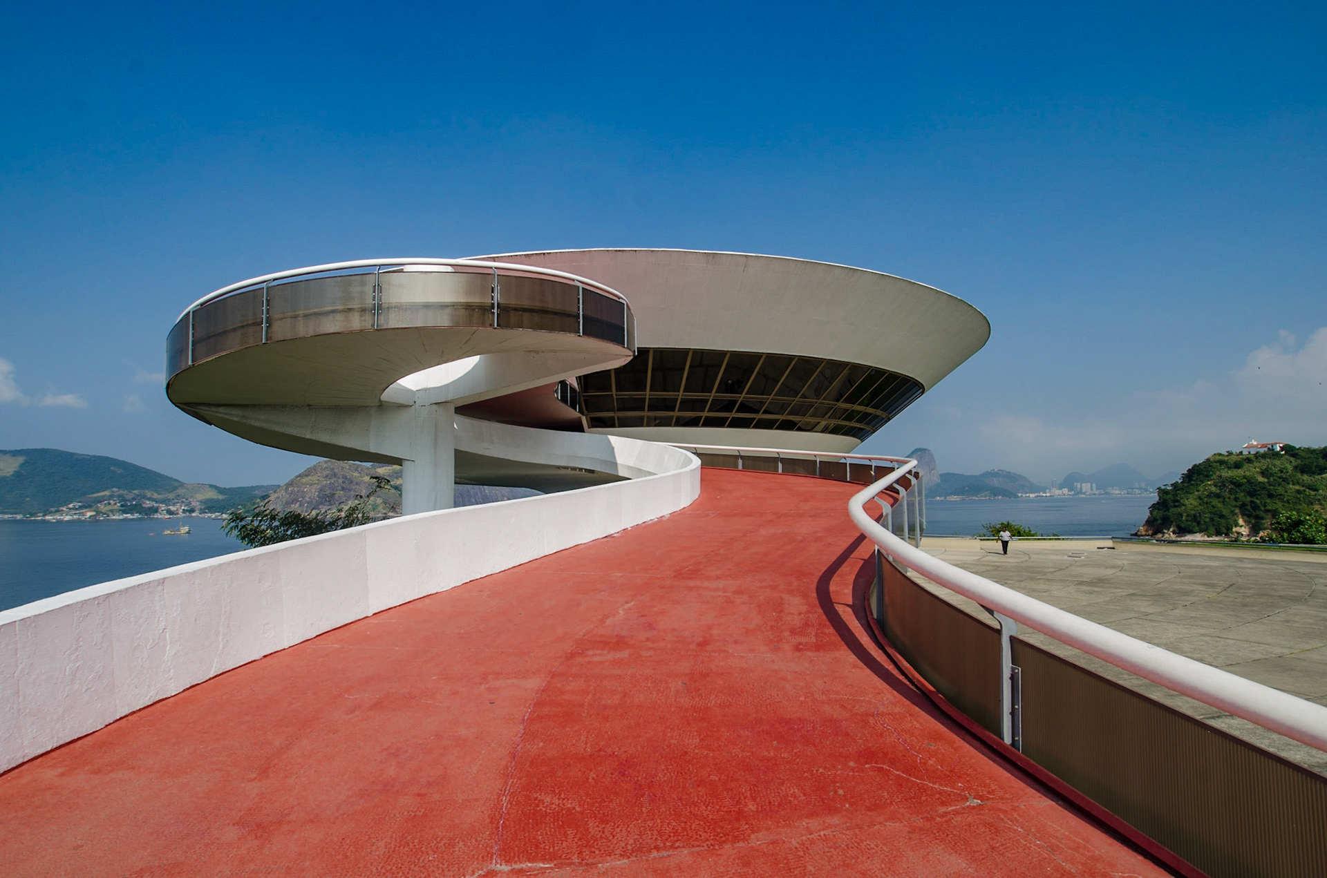 Niterói Contemporary Art Museum by Oscar Niemeyer, Rio de Janeiro, Brazil