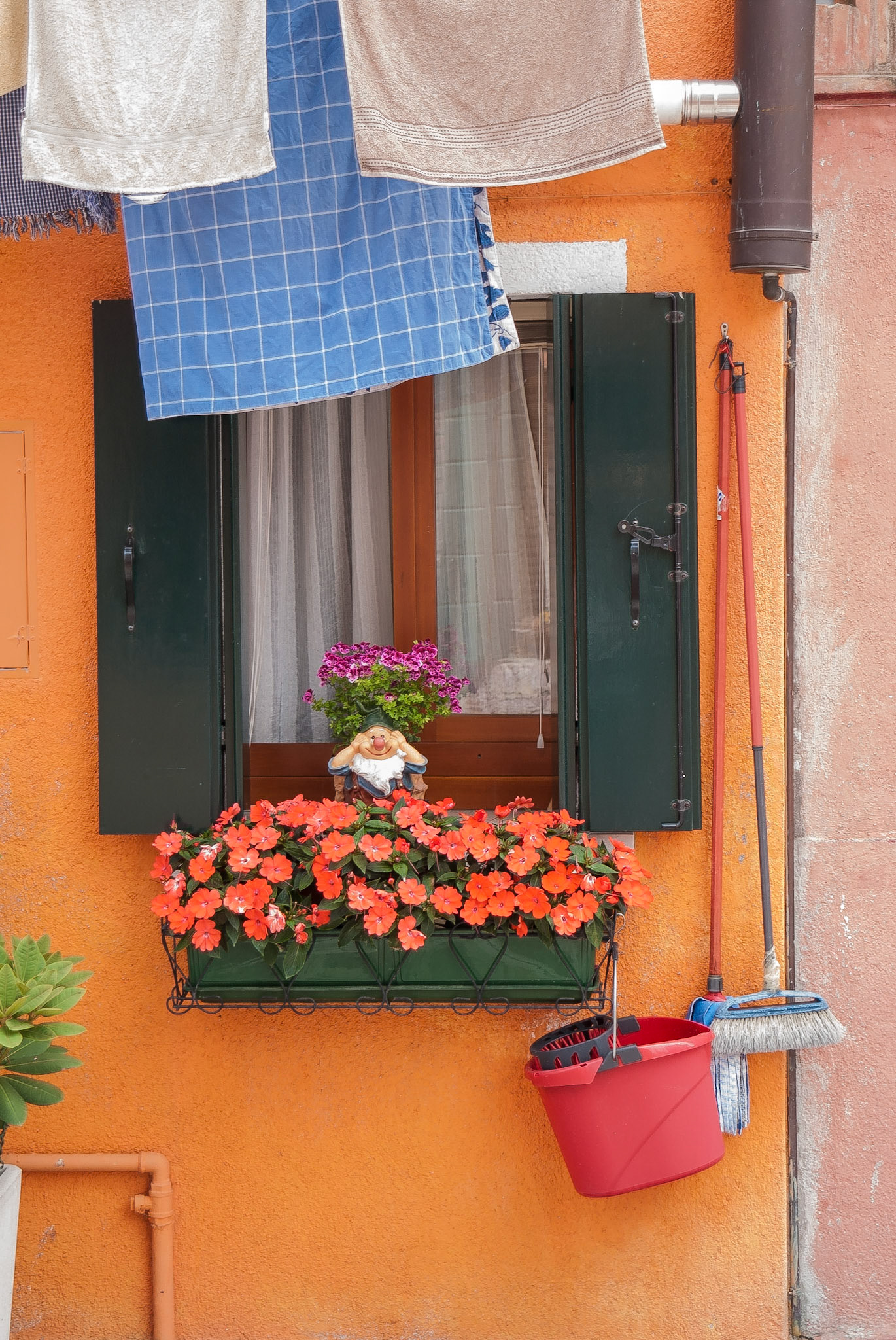 Window of Burano, Italy