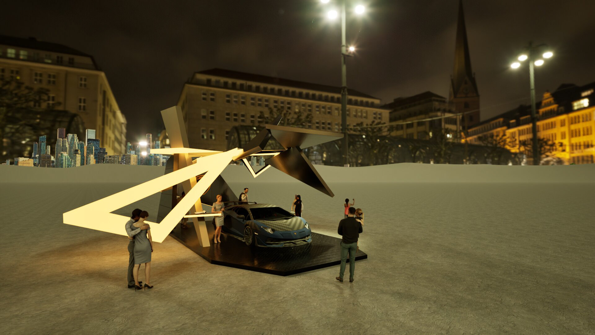 NIGHT TIME - SIDE VIEW 2