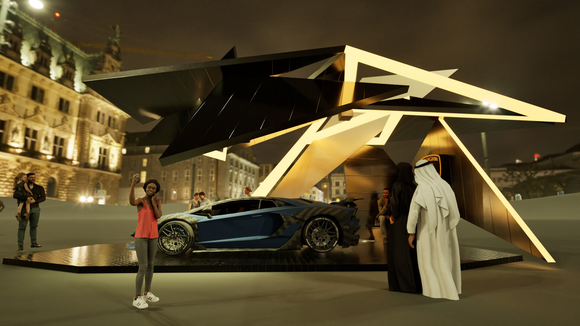 NIGHT TIME - SIDE VIEW 1