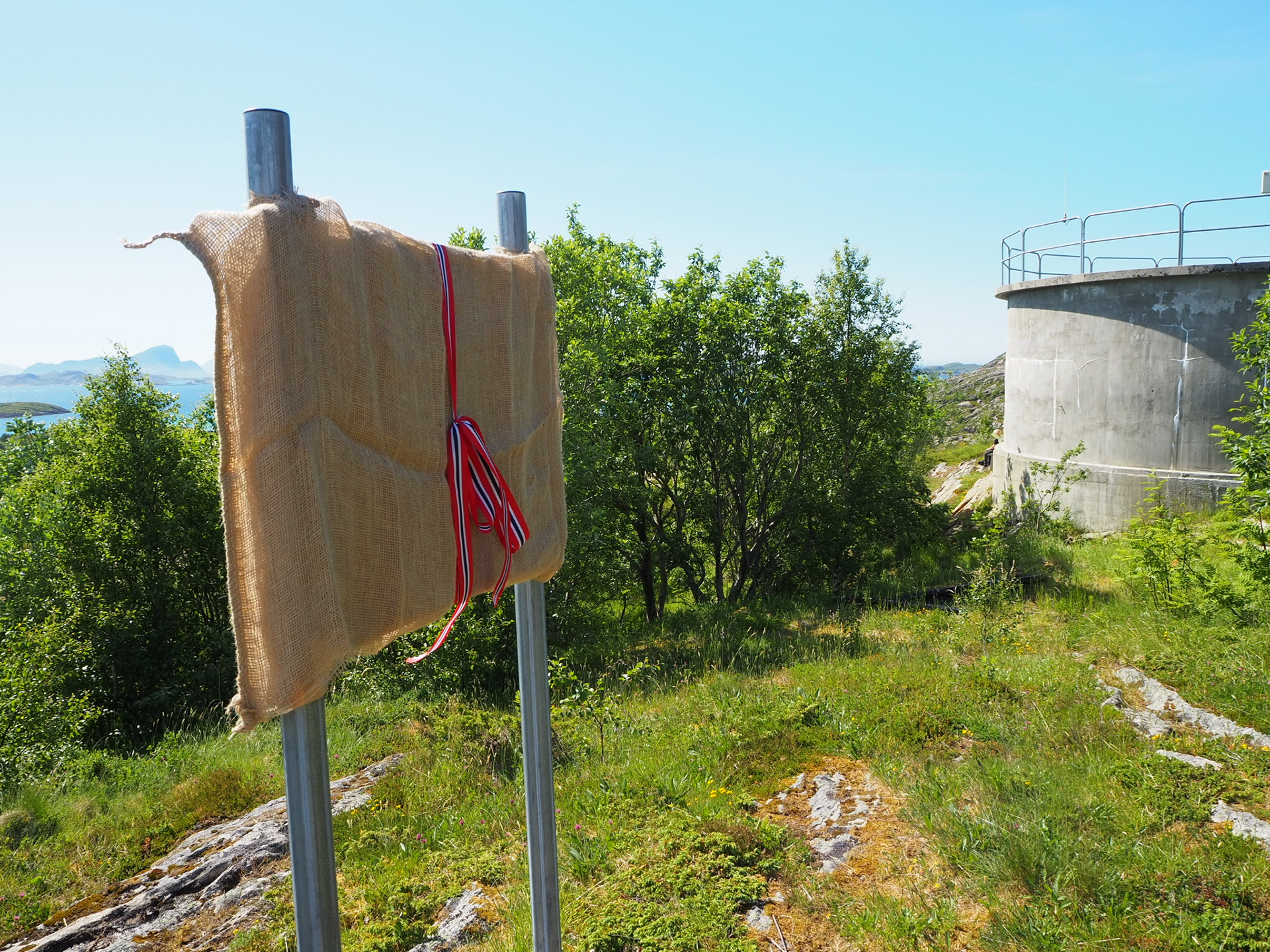 Avduking og åpning av historisk løype