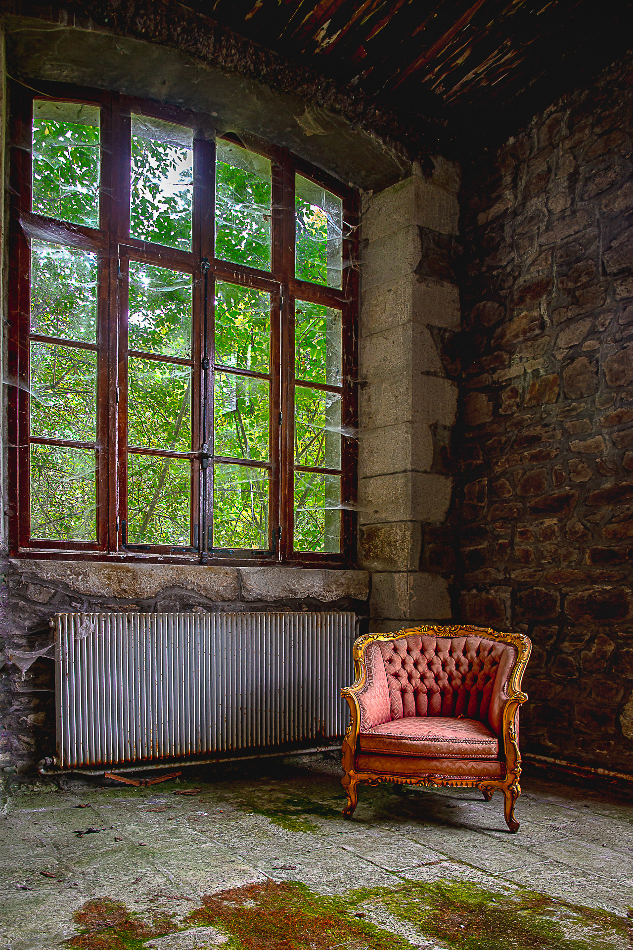 Le fauteuil rose baroque