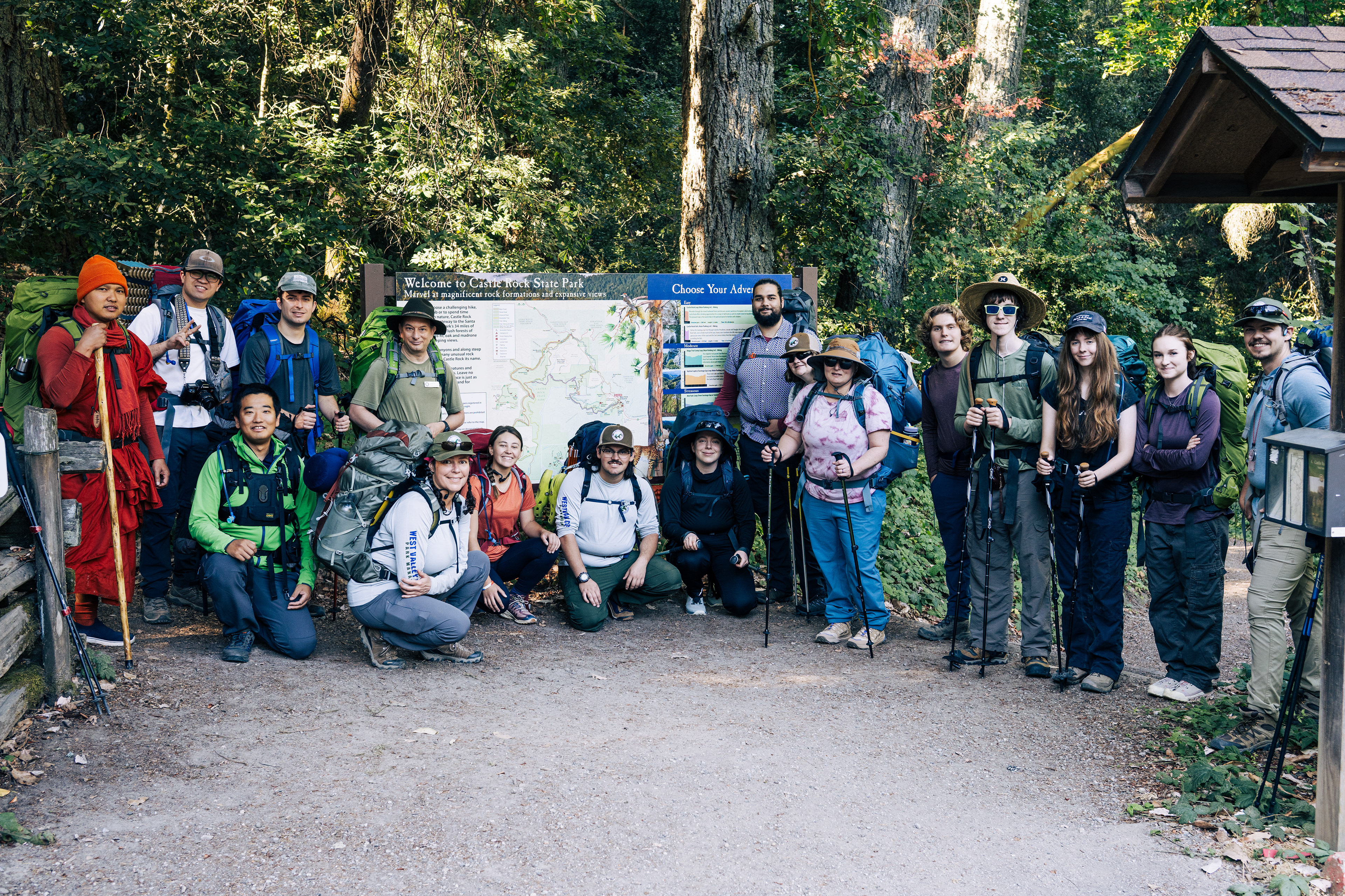 Set off at trail head