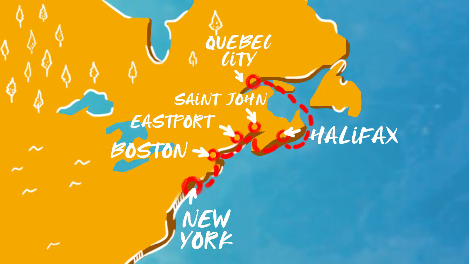 Autumn Leaves: New York to Quebec