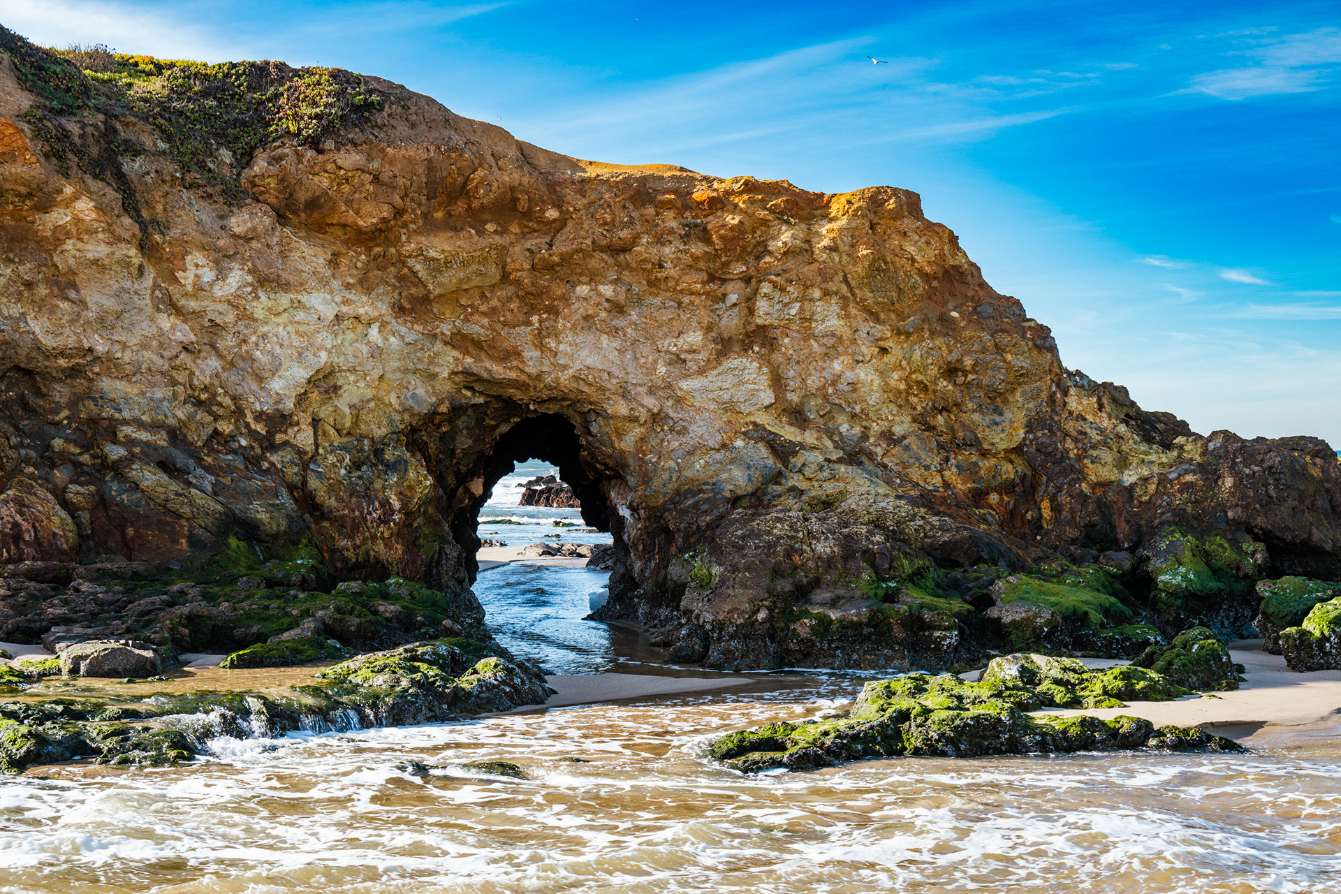 The Arch at Pescadero Beach