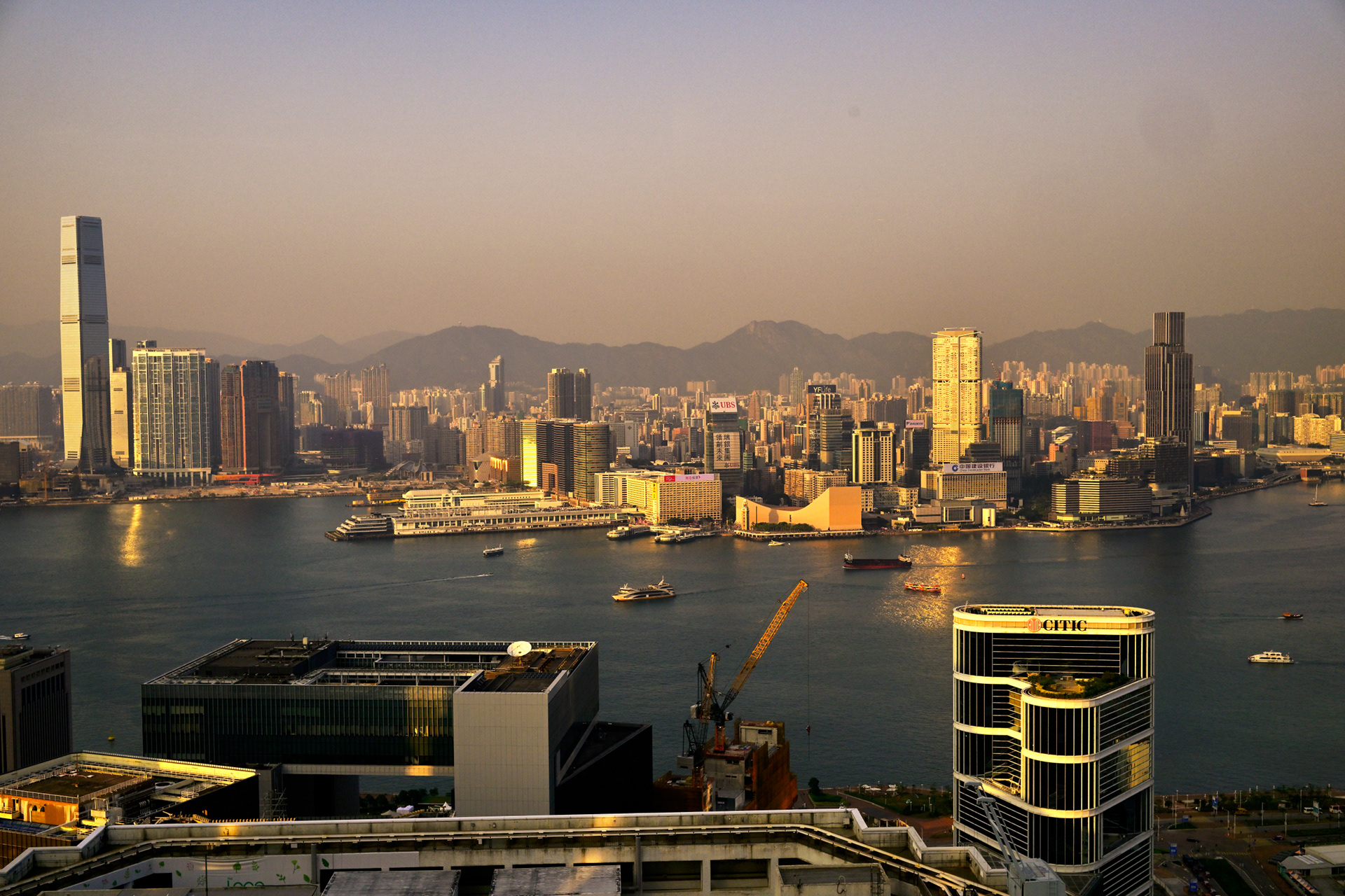 View from Conrad HongKong