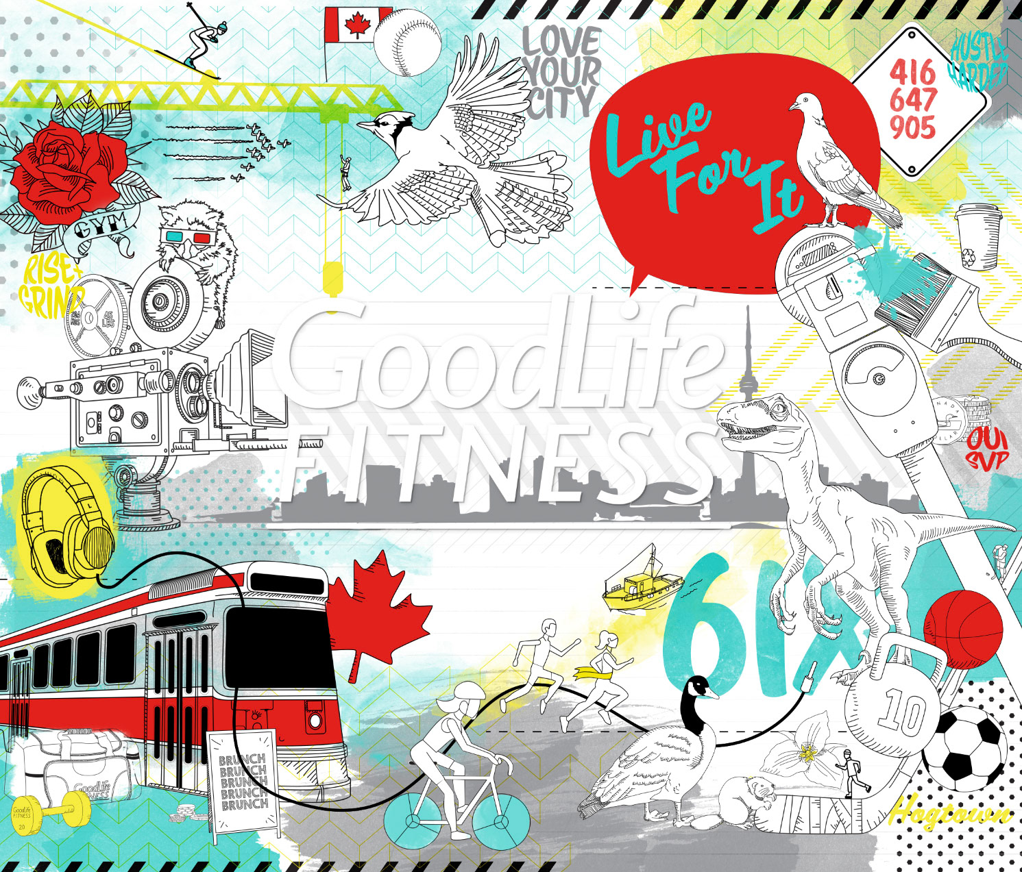 6ix Mural • GLF Toronto