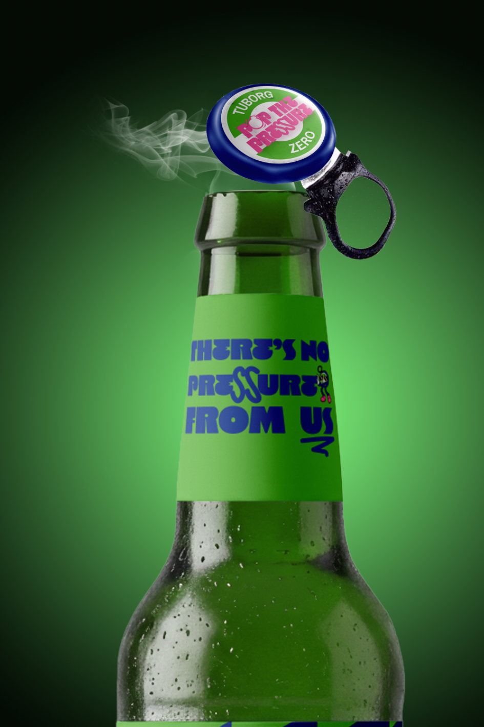 Tuborg pop the pressure pull cap 