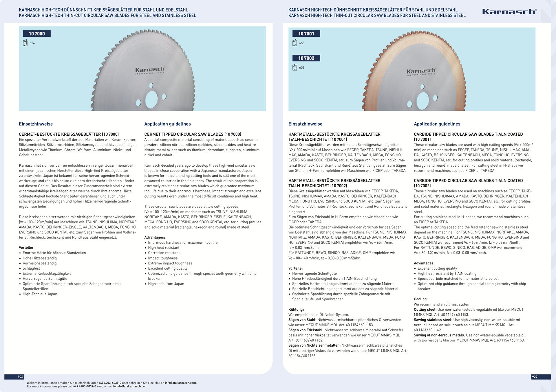 Example of page layout