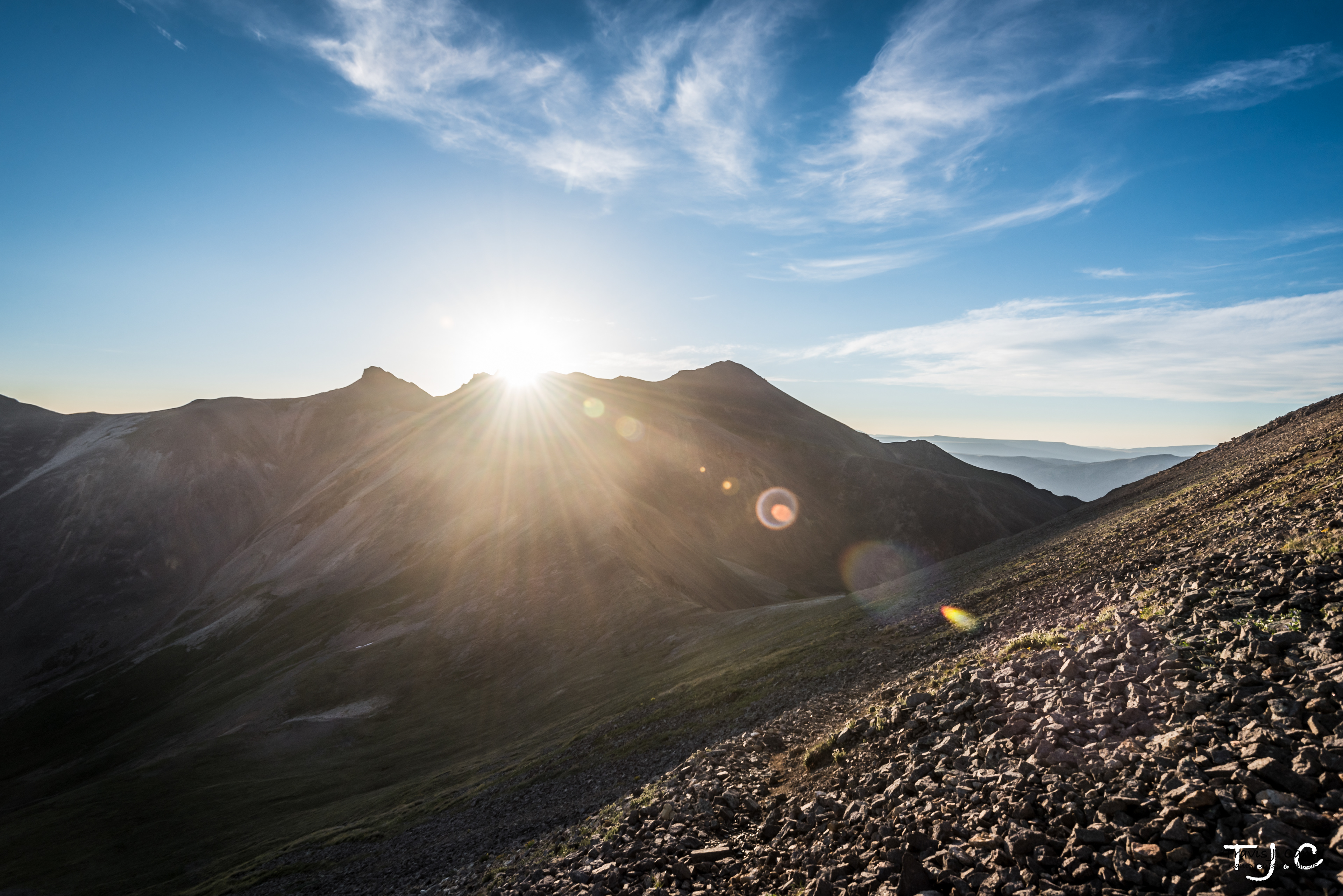 Redcloud and Sunshine Peaks, Colorado