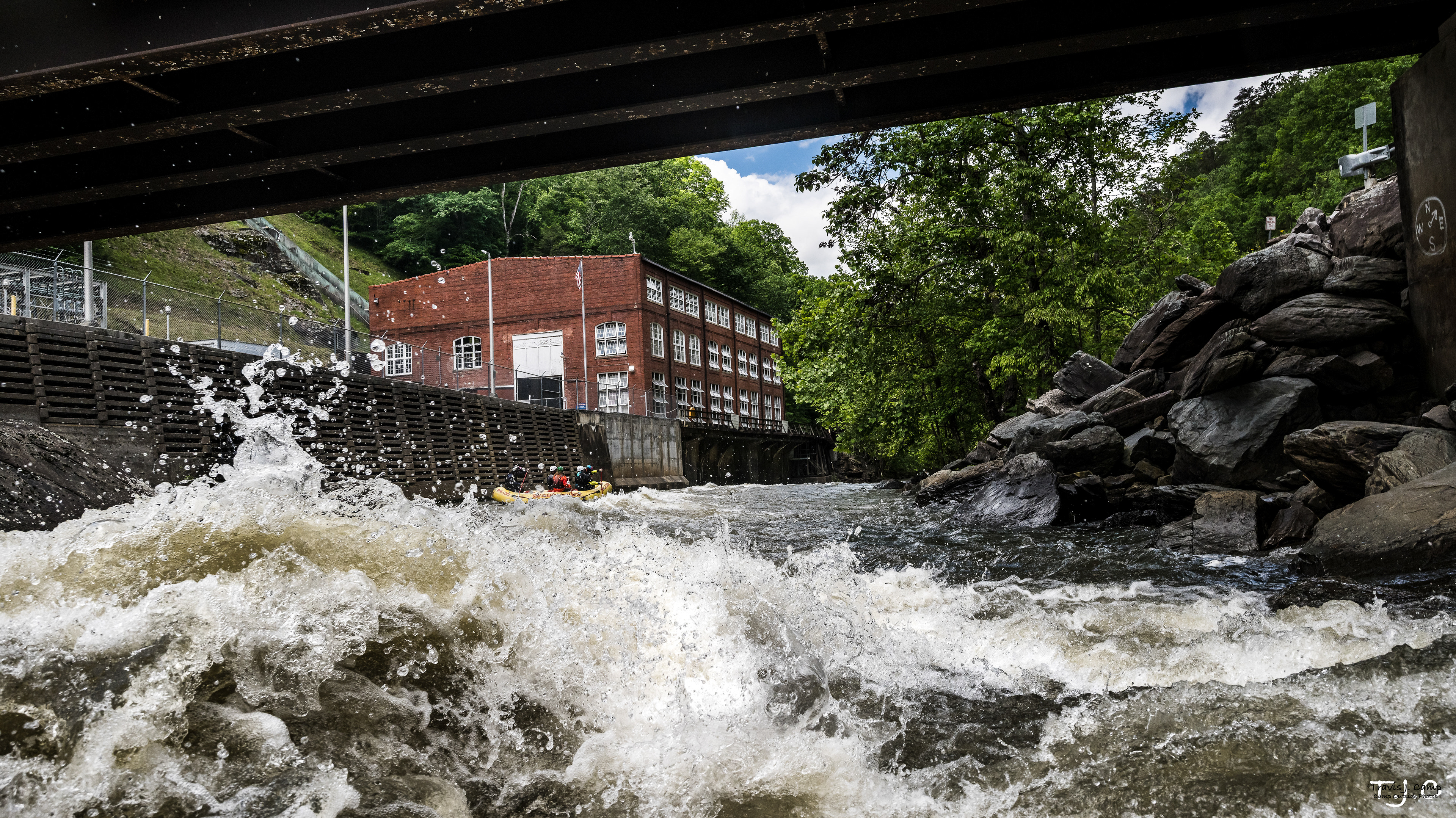 Hell Hole looking at Power House #2