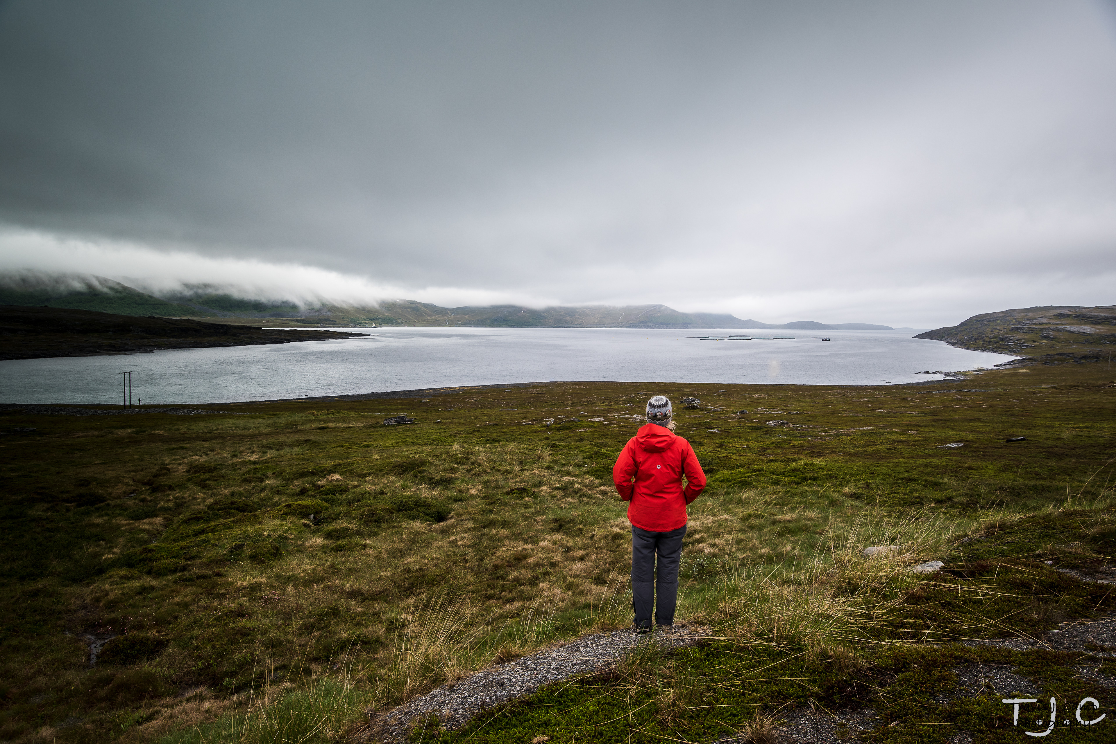 Driving to Nordlapp, Norway