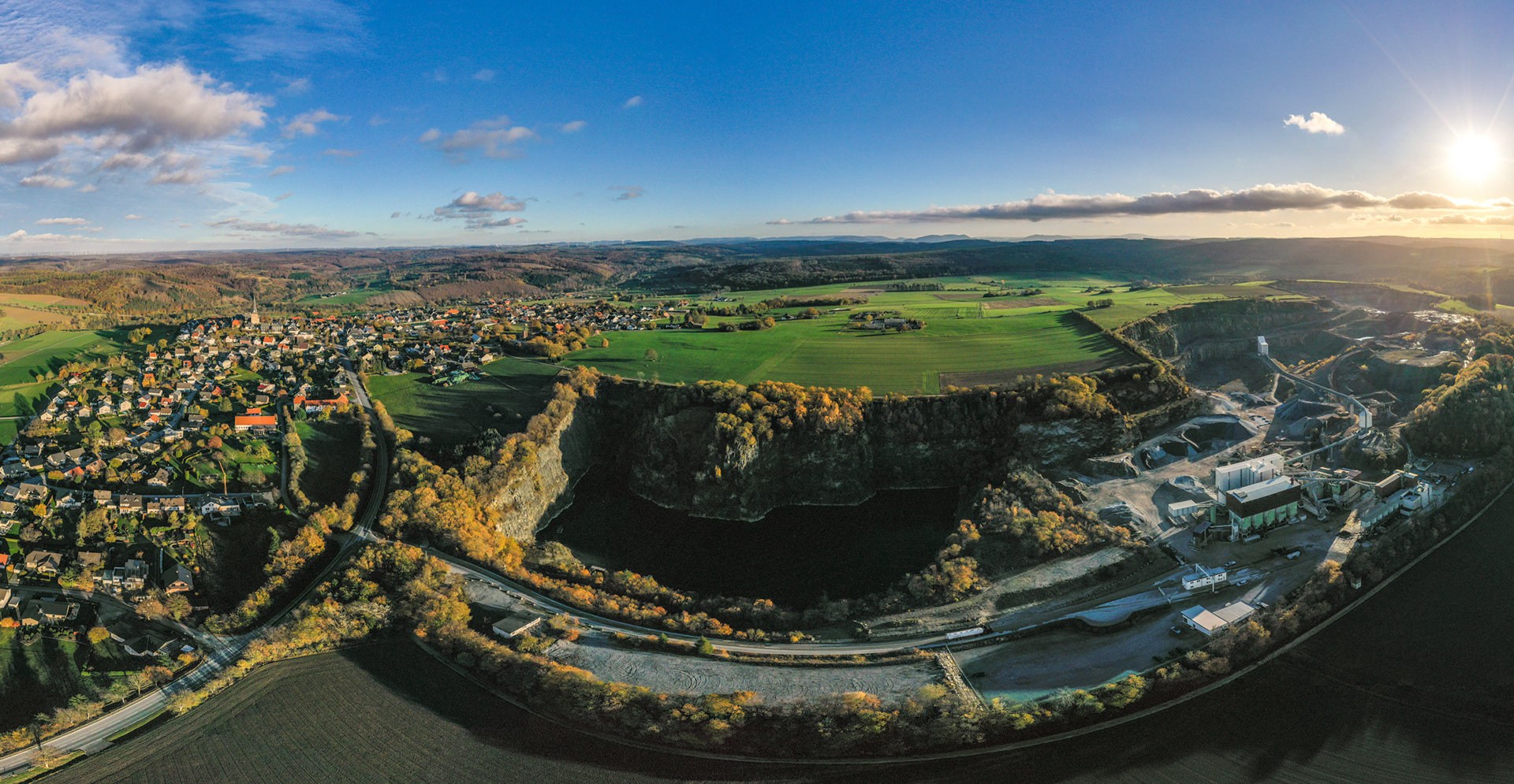 Eindrucksvoller Größenvergleich