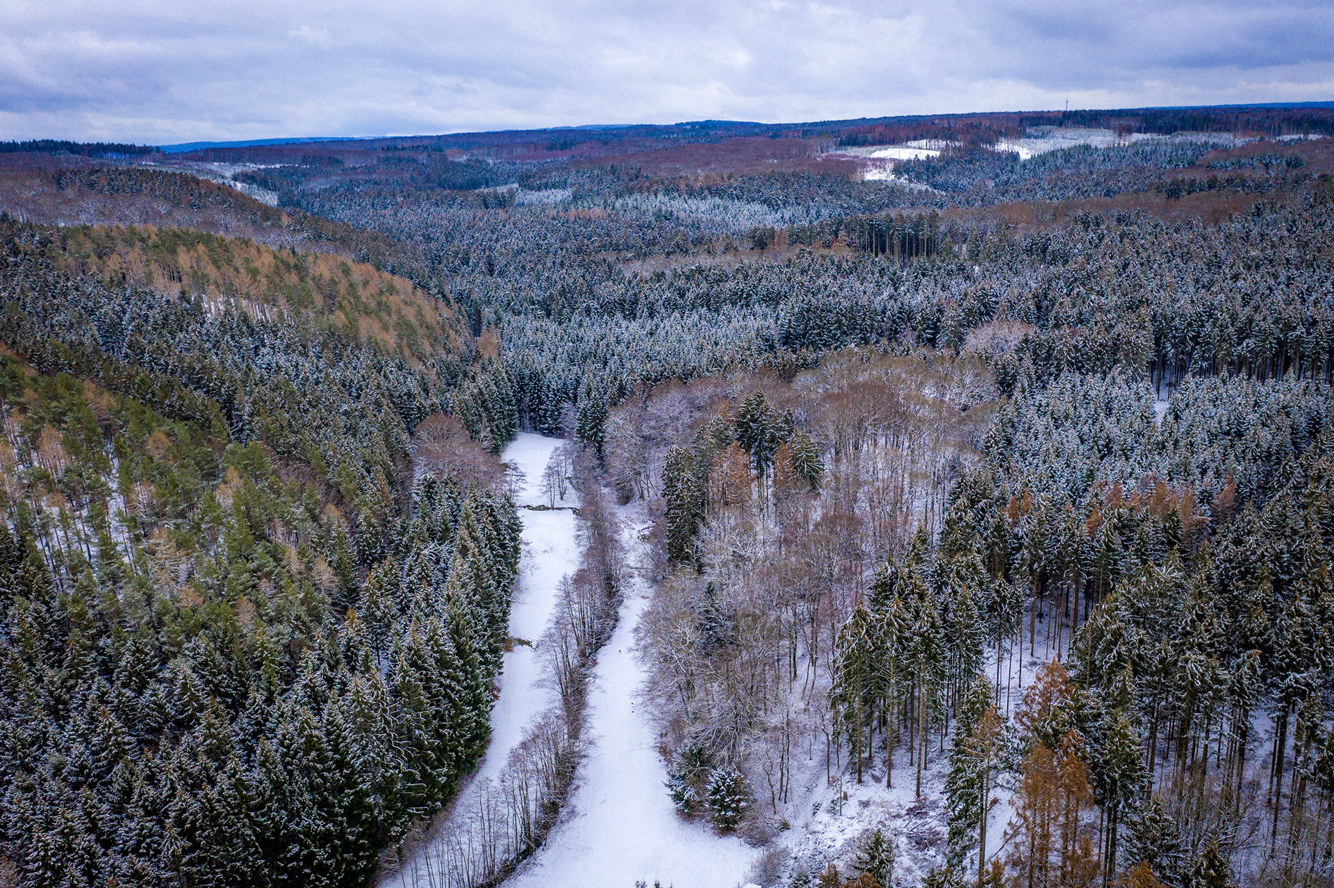 Durchs Quamecketal nach Süden (Januar 2019)