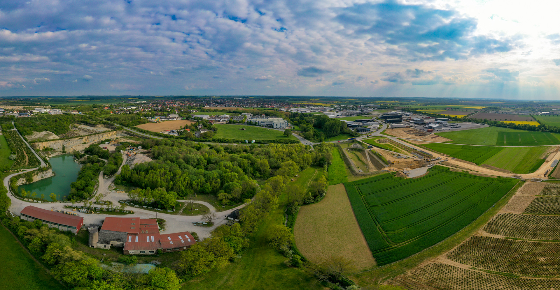 Ein neues Gewerbegebiet entsteht im Nordwesten der Gemeinde