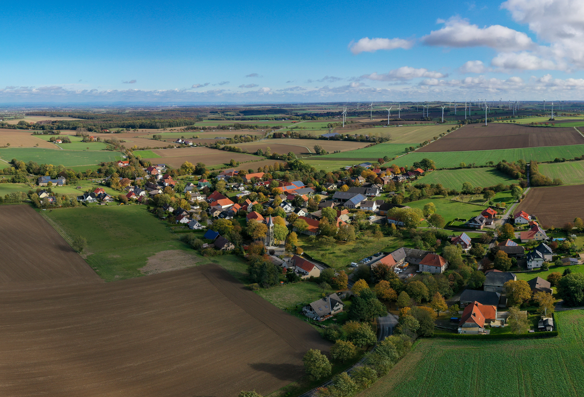 Uelde mit Blick nach Nordosten