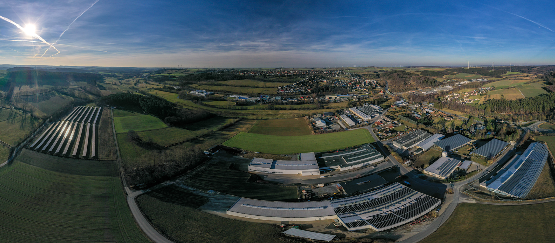 Stromernte im Möhnetal