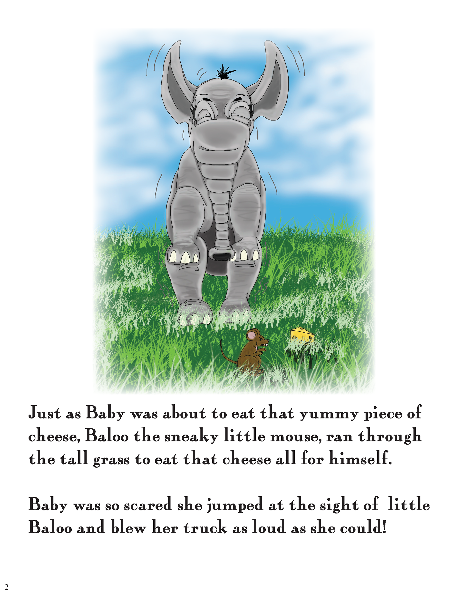 Created a children's story book using drawings, digital editing and my own written story. 2017