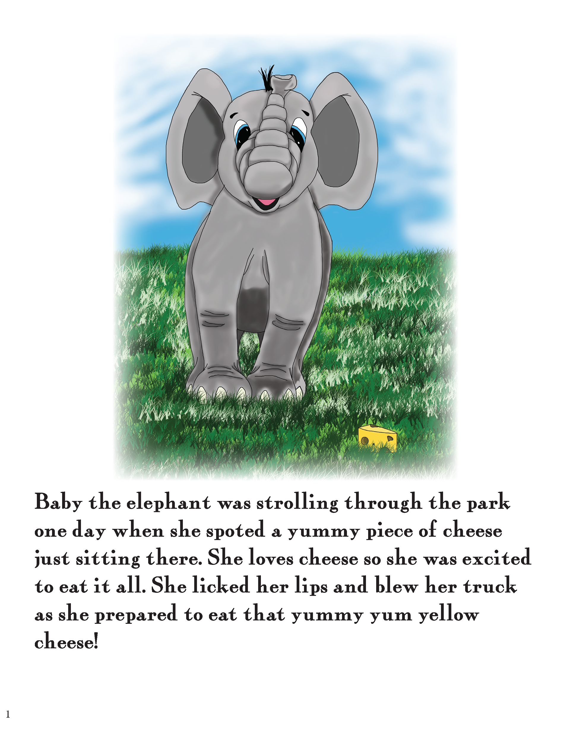 Created a children's story book using drawings, digital editing and my own written story. 2017