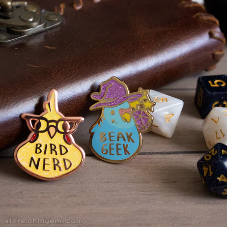Bird Enamel Pins