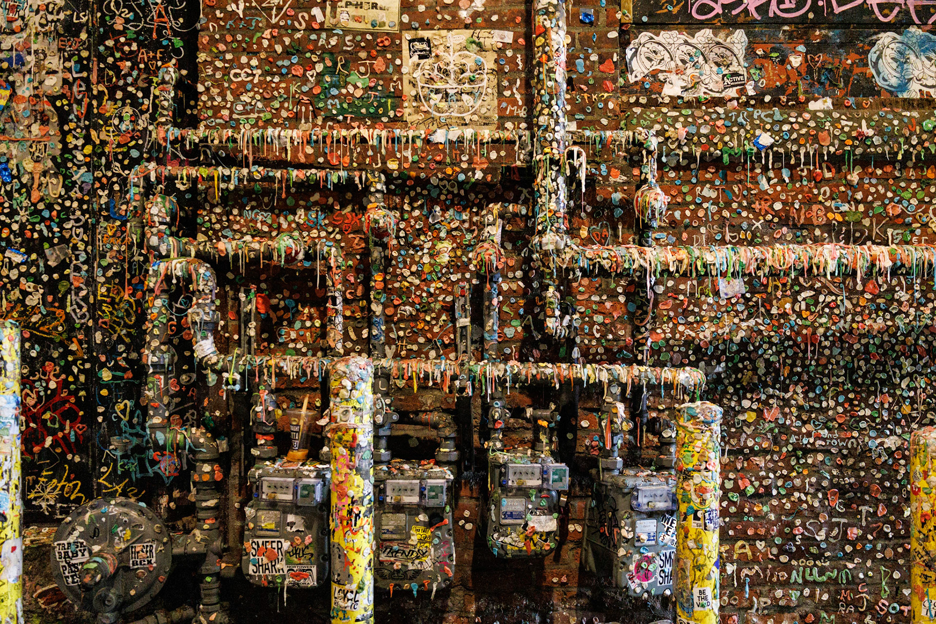The Gum Wall, Seattle, WA