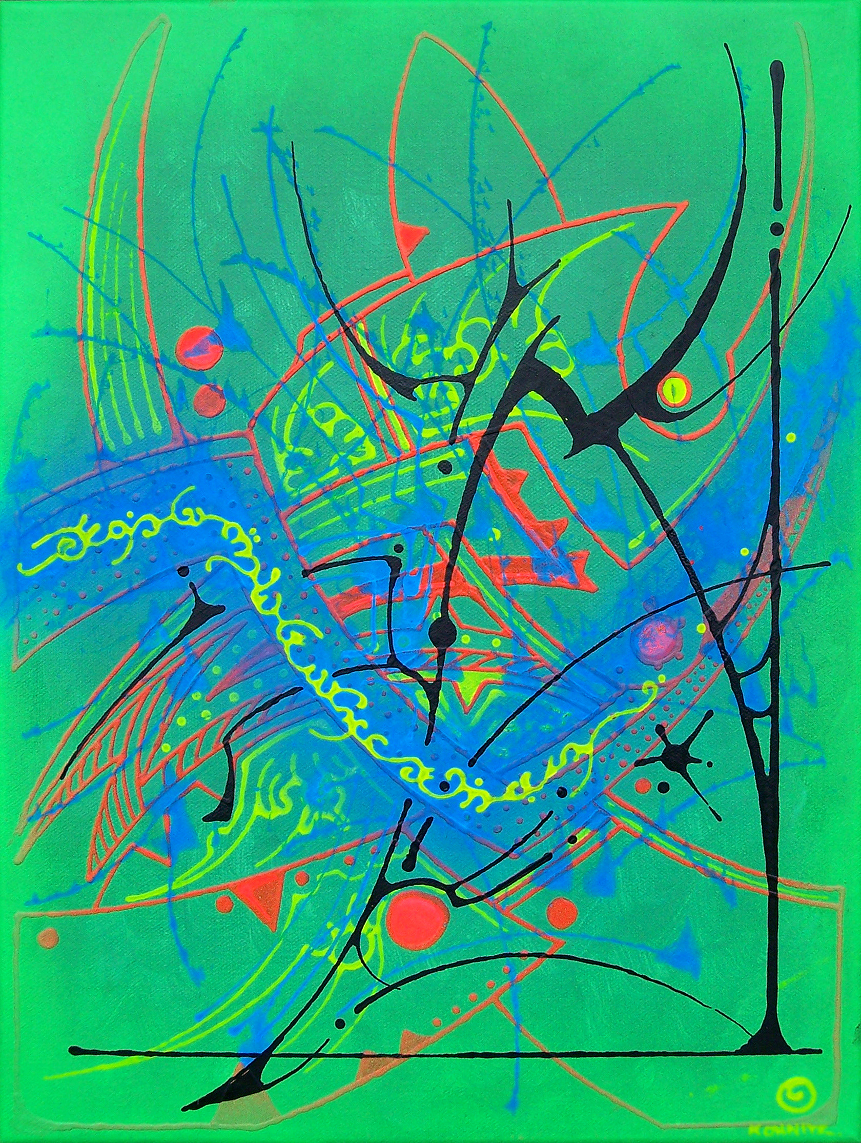 My Parrot Likes Fish (sold)